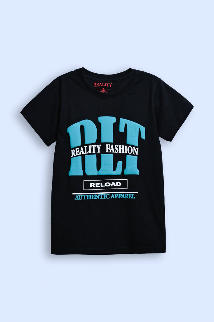 BOYS BLACK T-SHIRT Reality