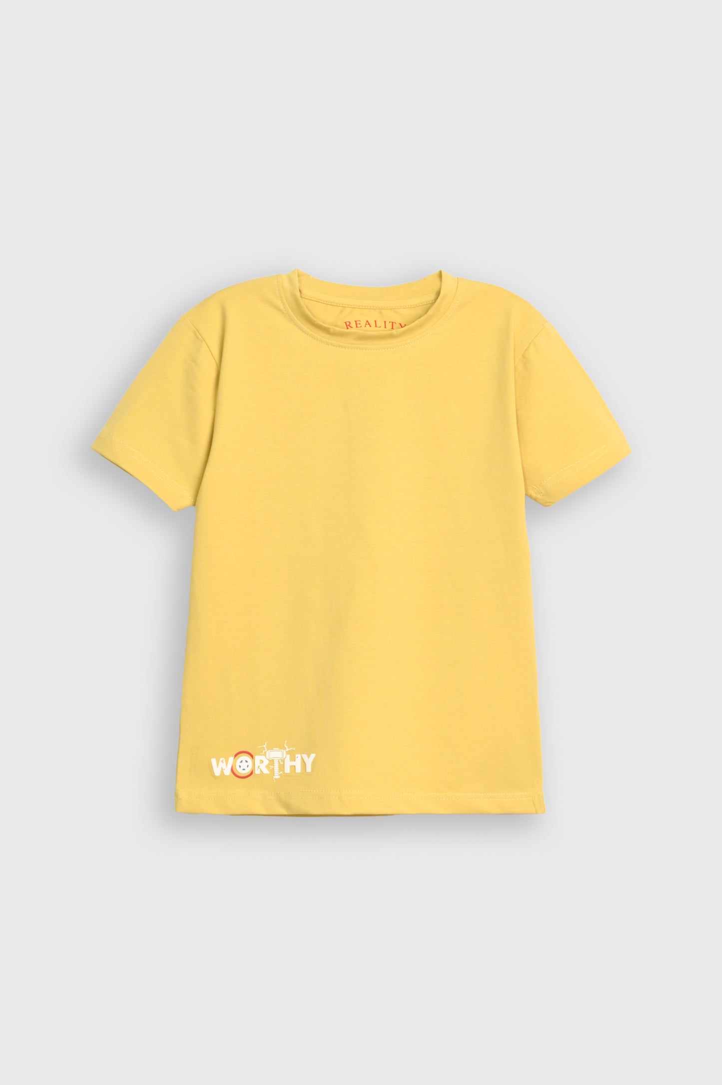 WORTHY GRAPHIC YELLOW TEE Reality