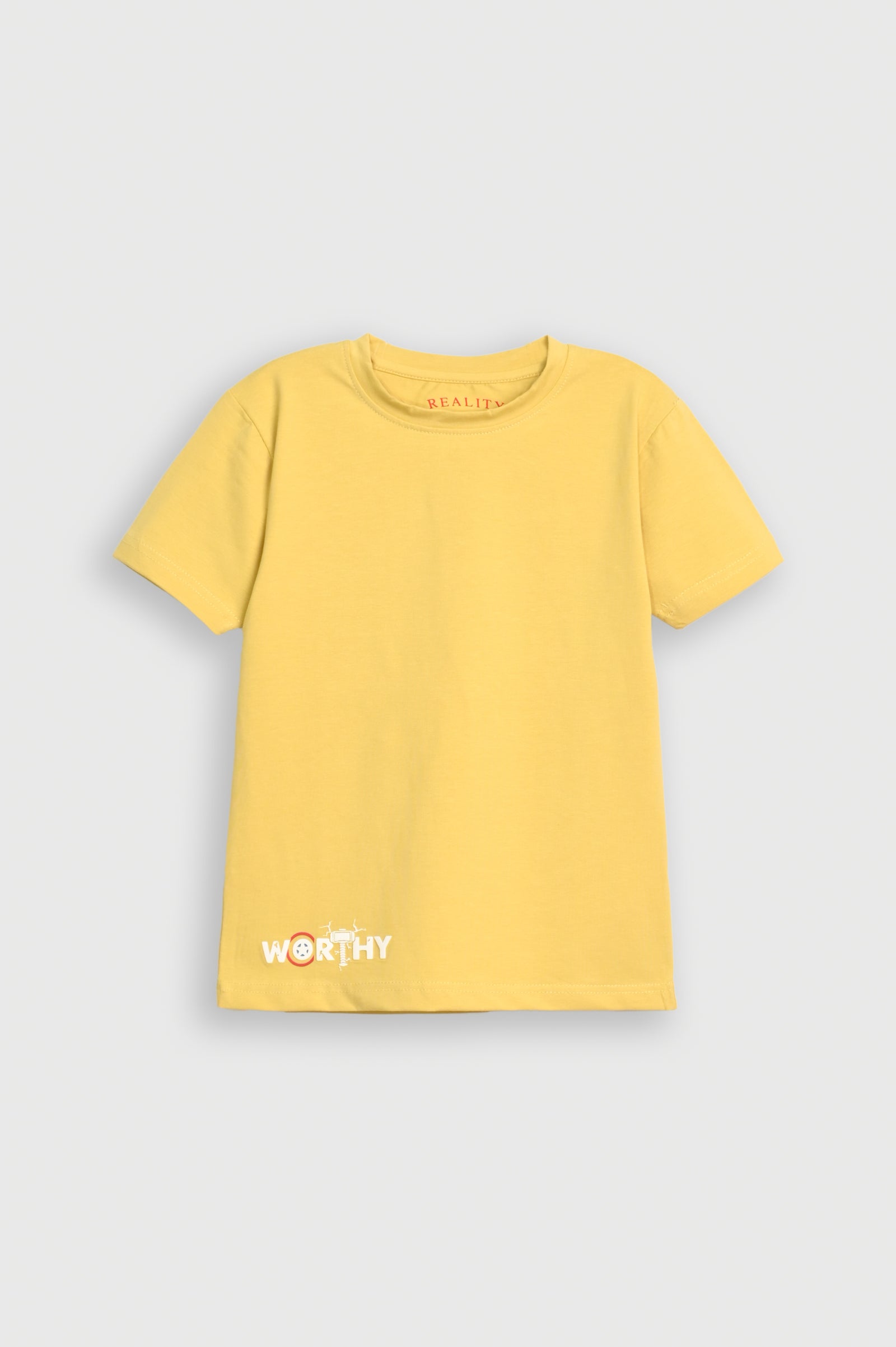 WORTHY GRAPHIC YELLOW TEE Reality