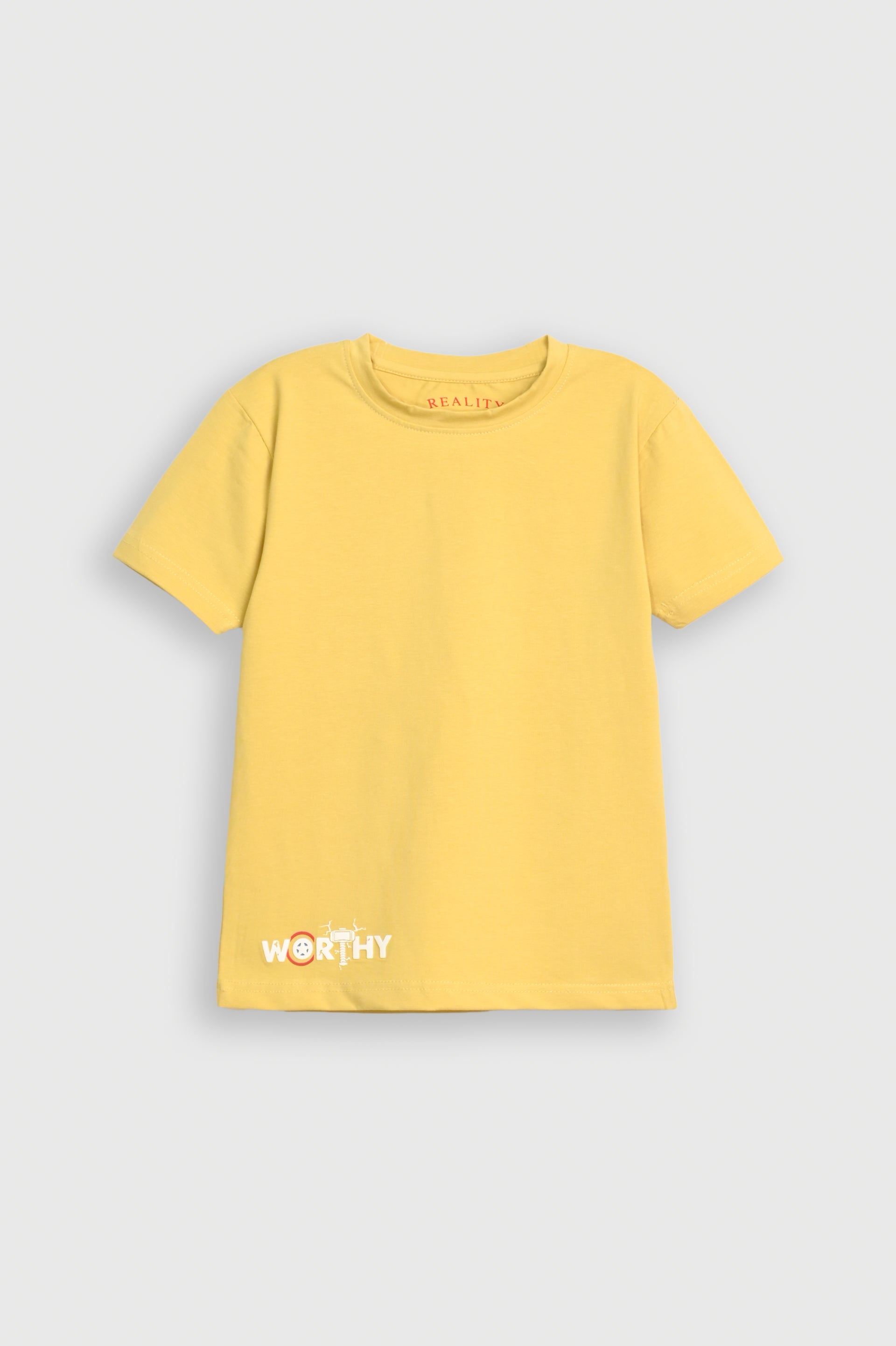 WORTHY GRAPHIC YELLOW TEE Reality