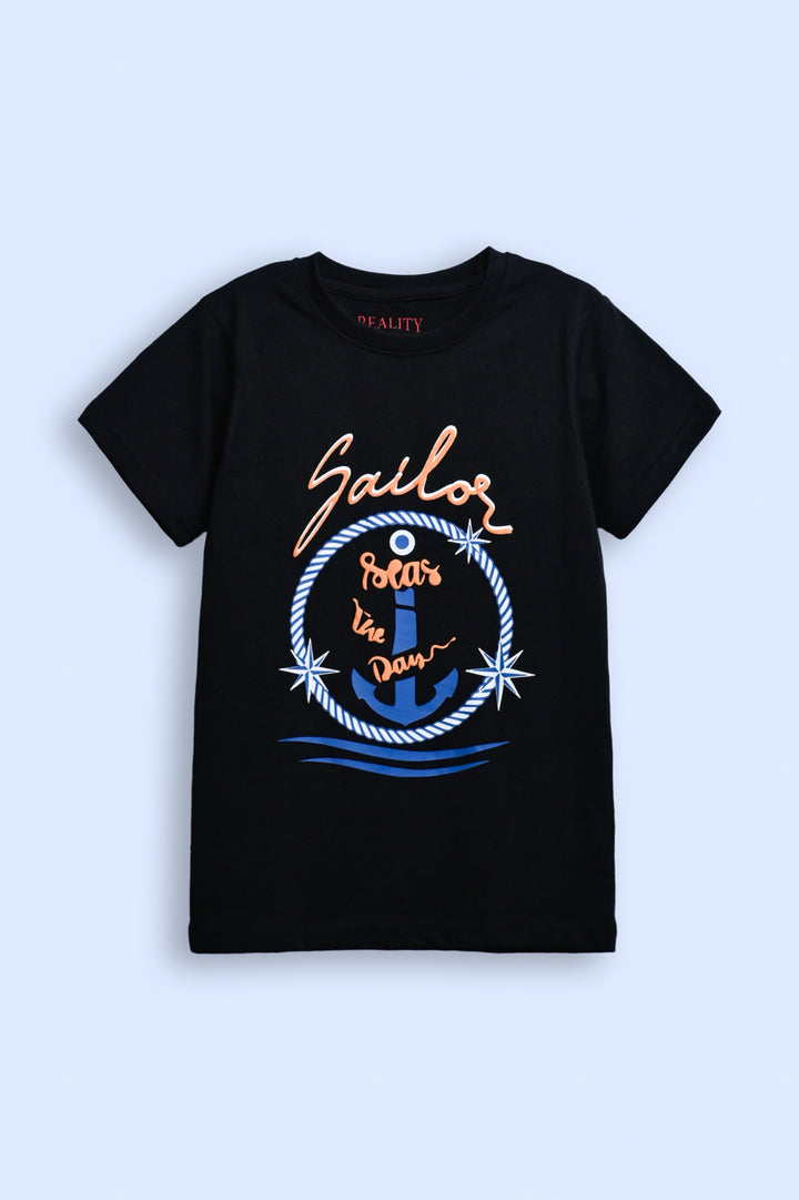 BOYS BLACK T-SHIRT Reality