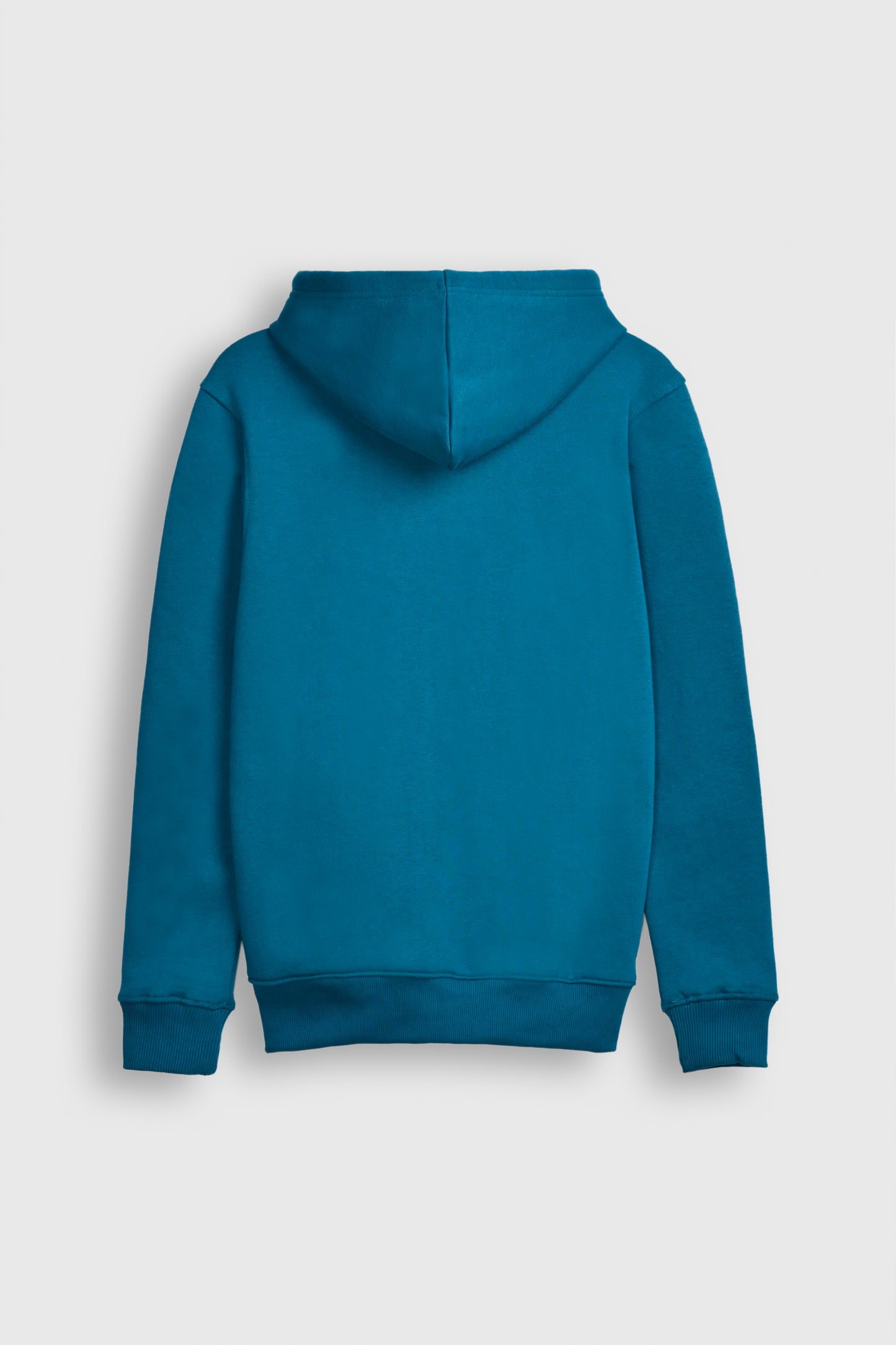 Teal Blue Zip-Up Hoodie Reality
