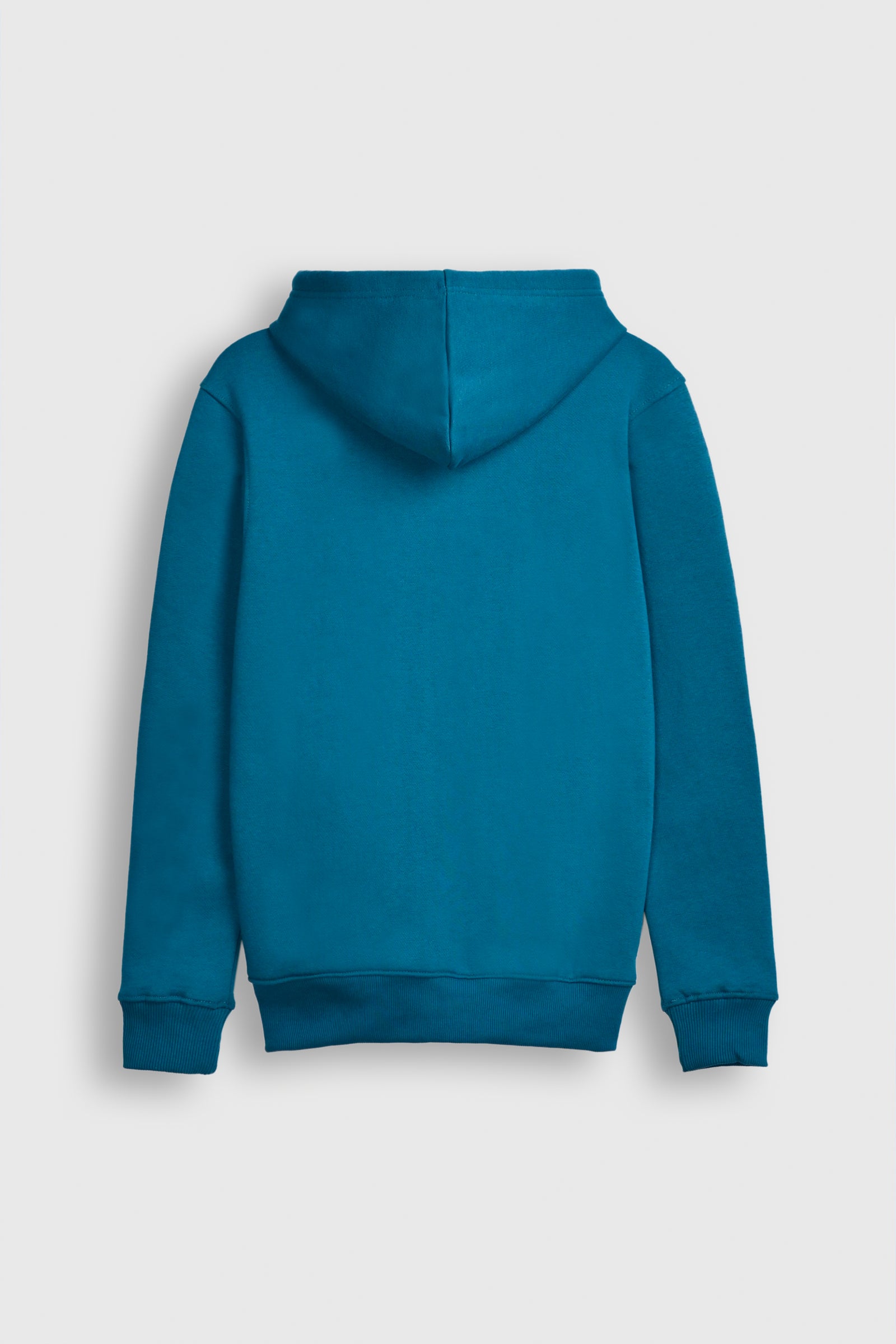 Teal Blue Zip-Up Hoodie Reality