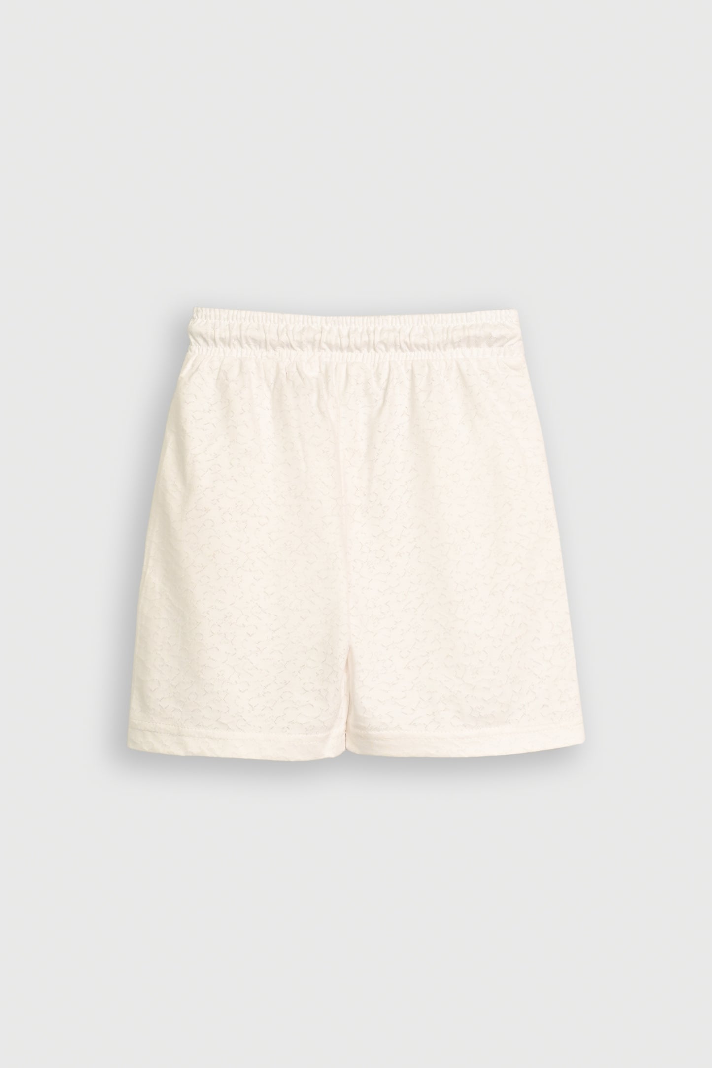 PRINTED OFF WHITE SHORTS Reality