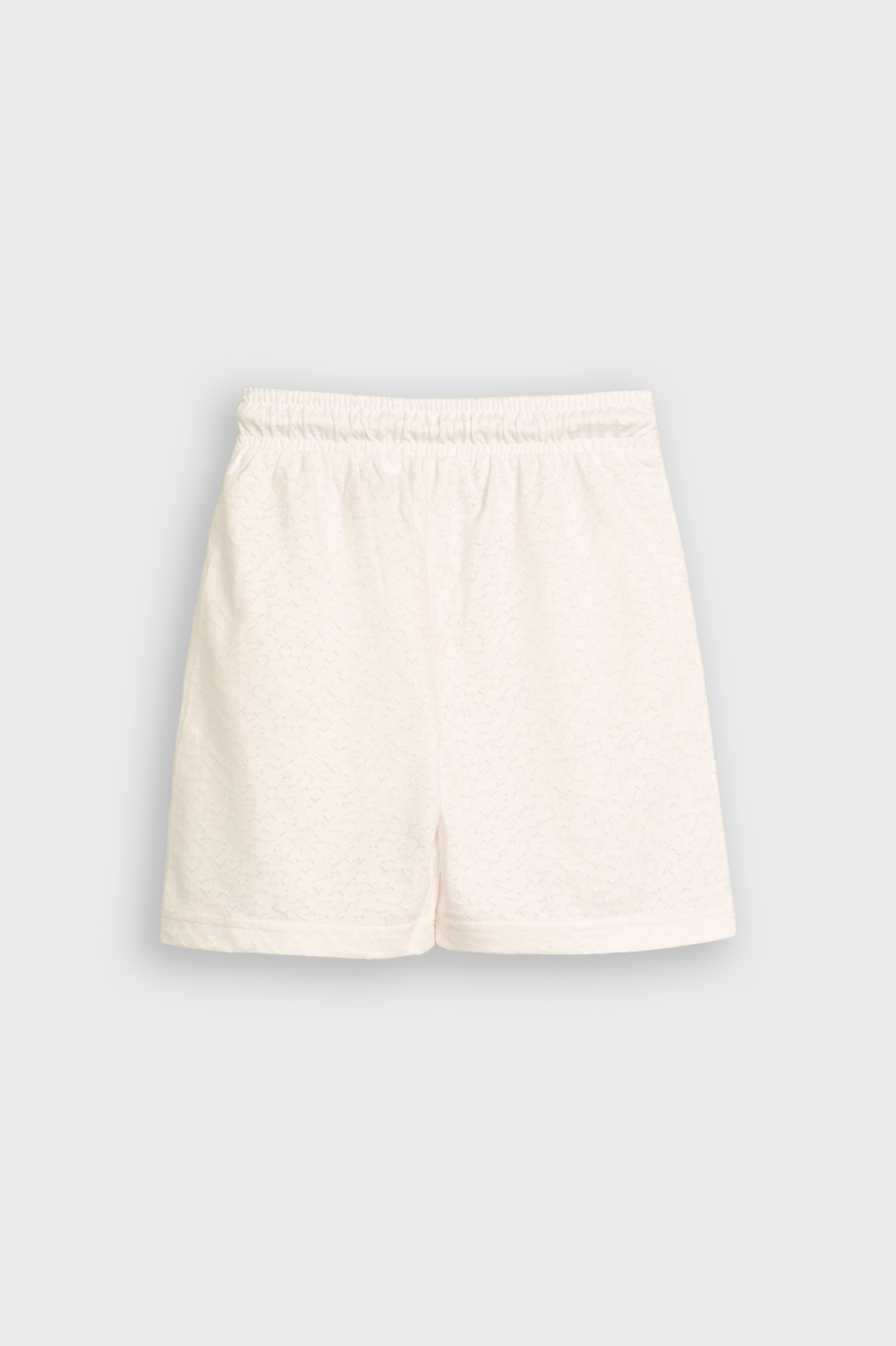 PRINTED OFF WHITE SHORTS Reality