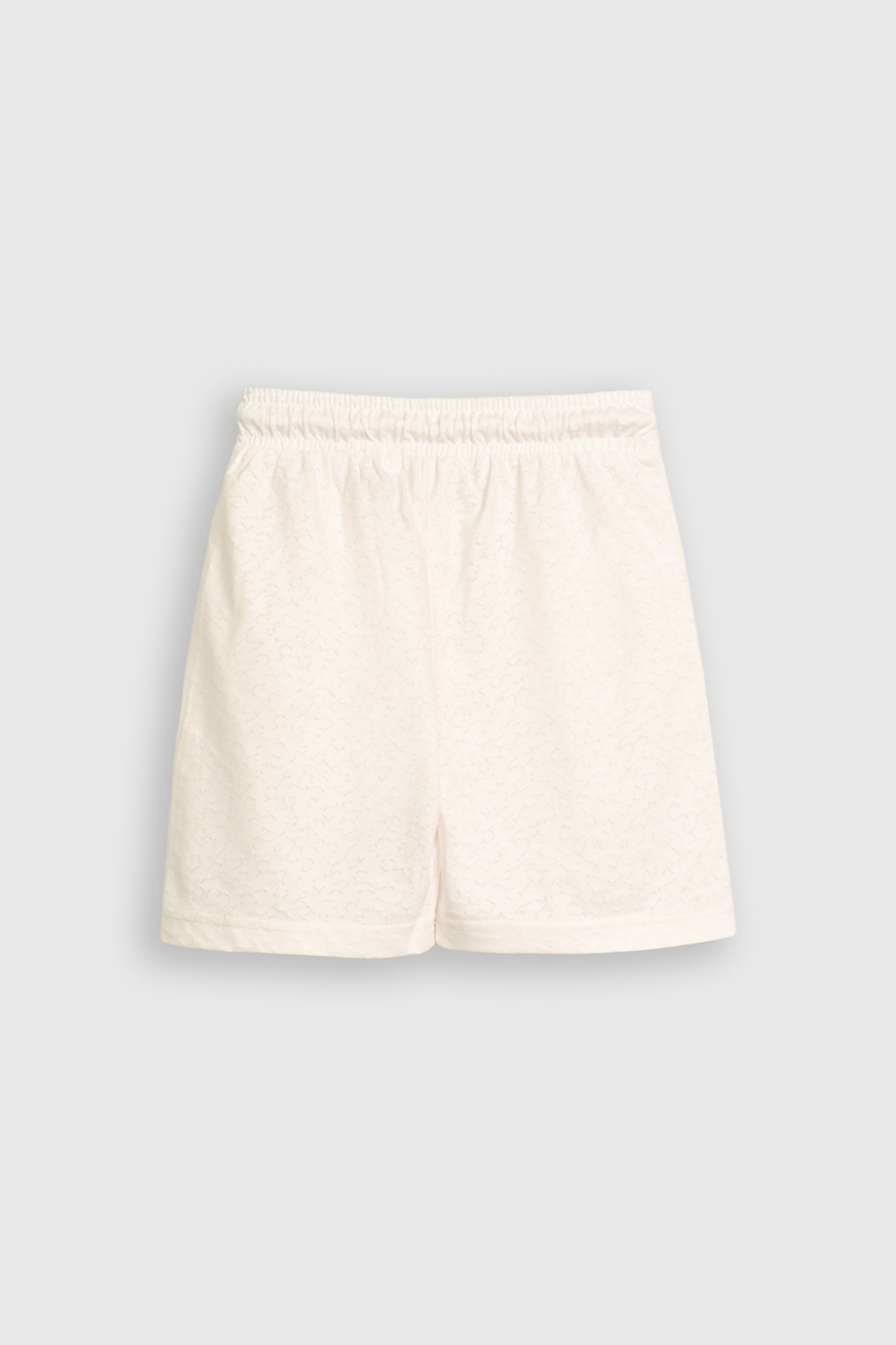 PRINTED OFF WHITE SHORTS Reality