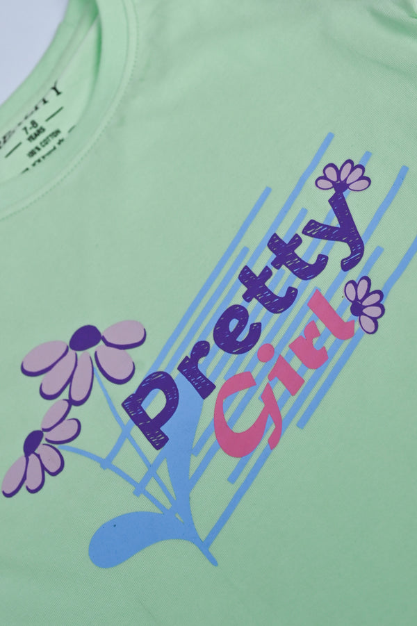 GIRLS LIGHT GREEN T-SHIRT Reality
