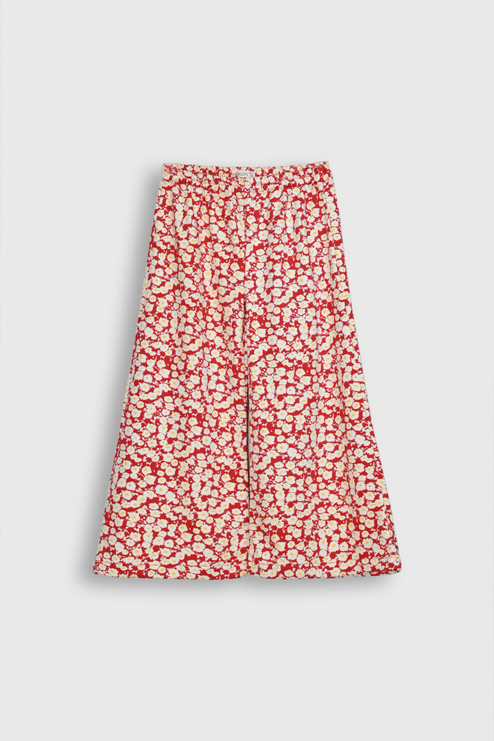 Red Floral Print Co-Ords for Kids Reality
