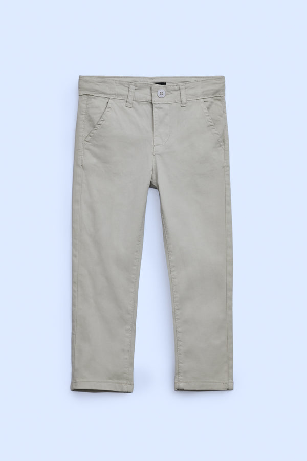 BOYS COTTON BEIGE PANTS Reality