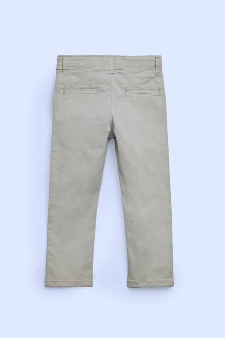 BOYS COTTON BEIGE PANTS Reality