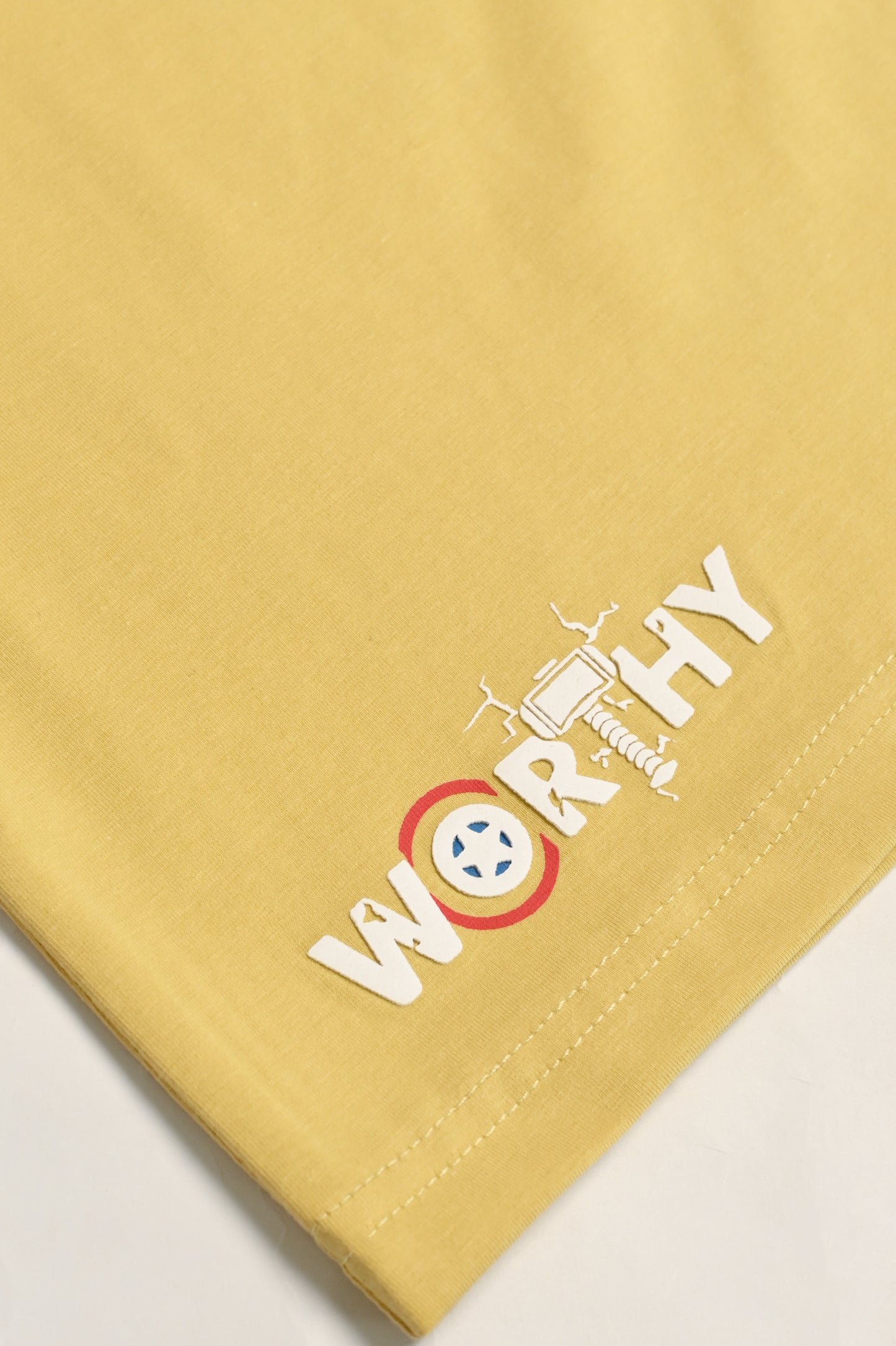 WORTHY GRAPHIC YELLOW TEE Reality