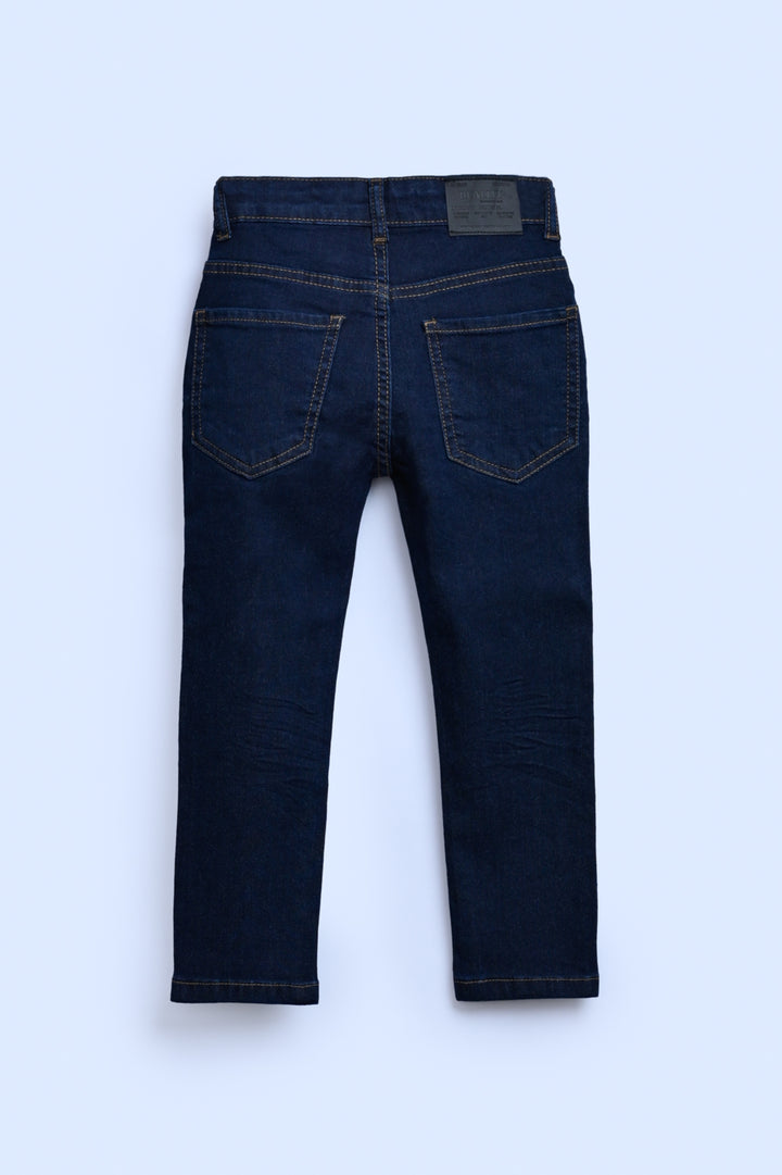 BOYS COTTON DARK BLUE JEANS Reality