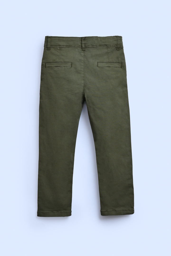 BOYS COTTON GREEN PANTS Reality