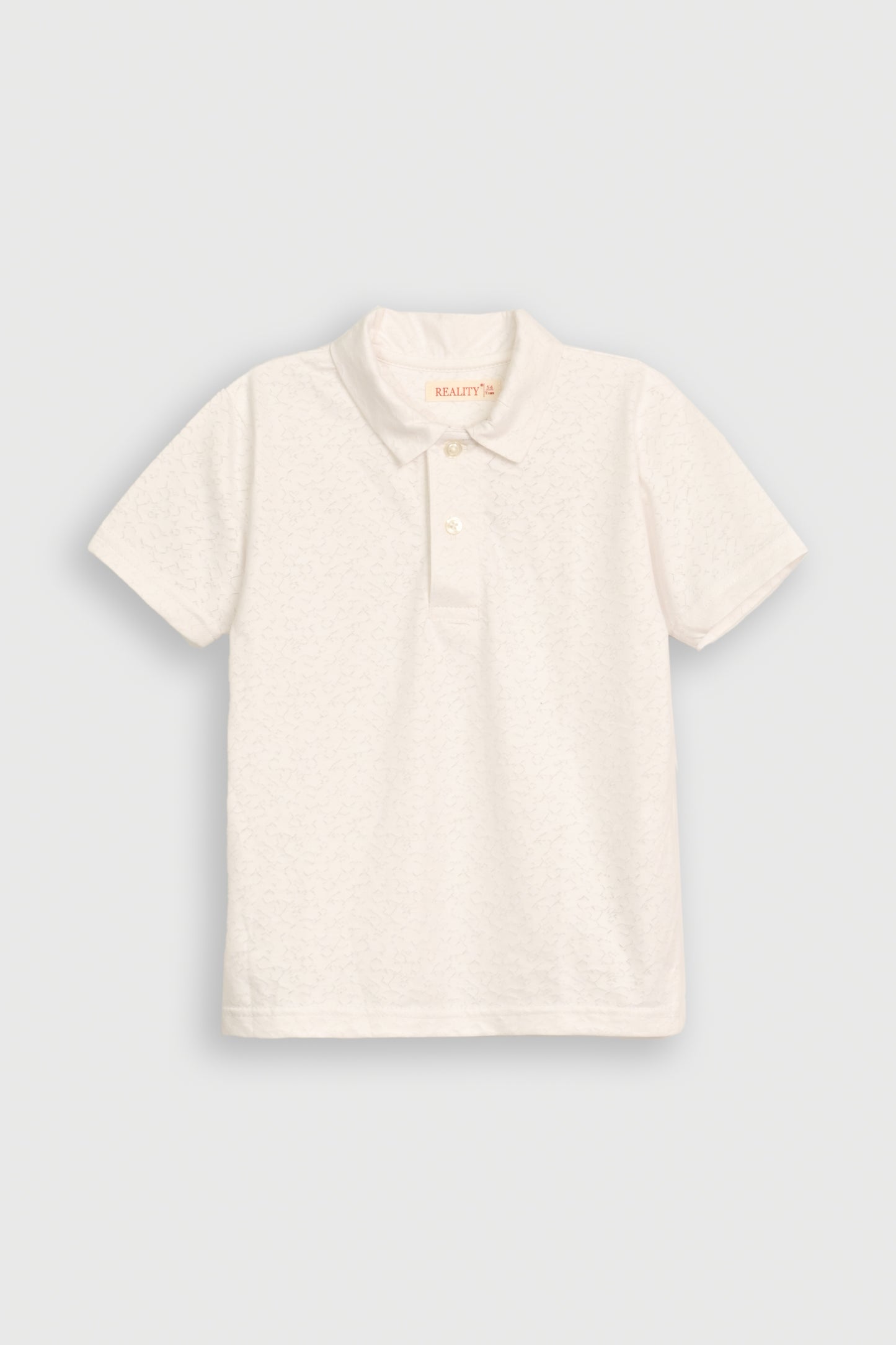 BOY PRINTED OFF WHITE POLO Reality