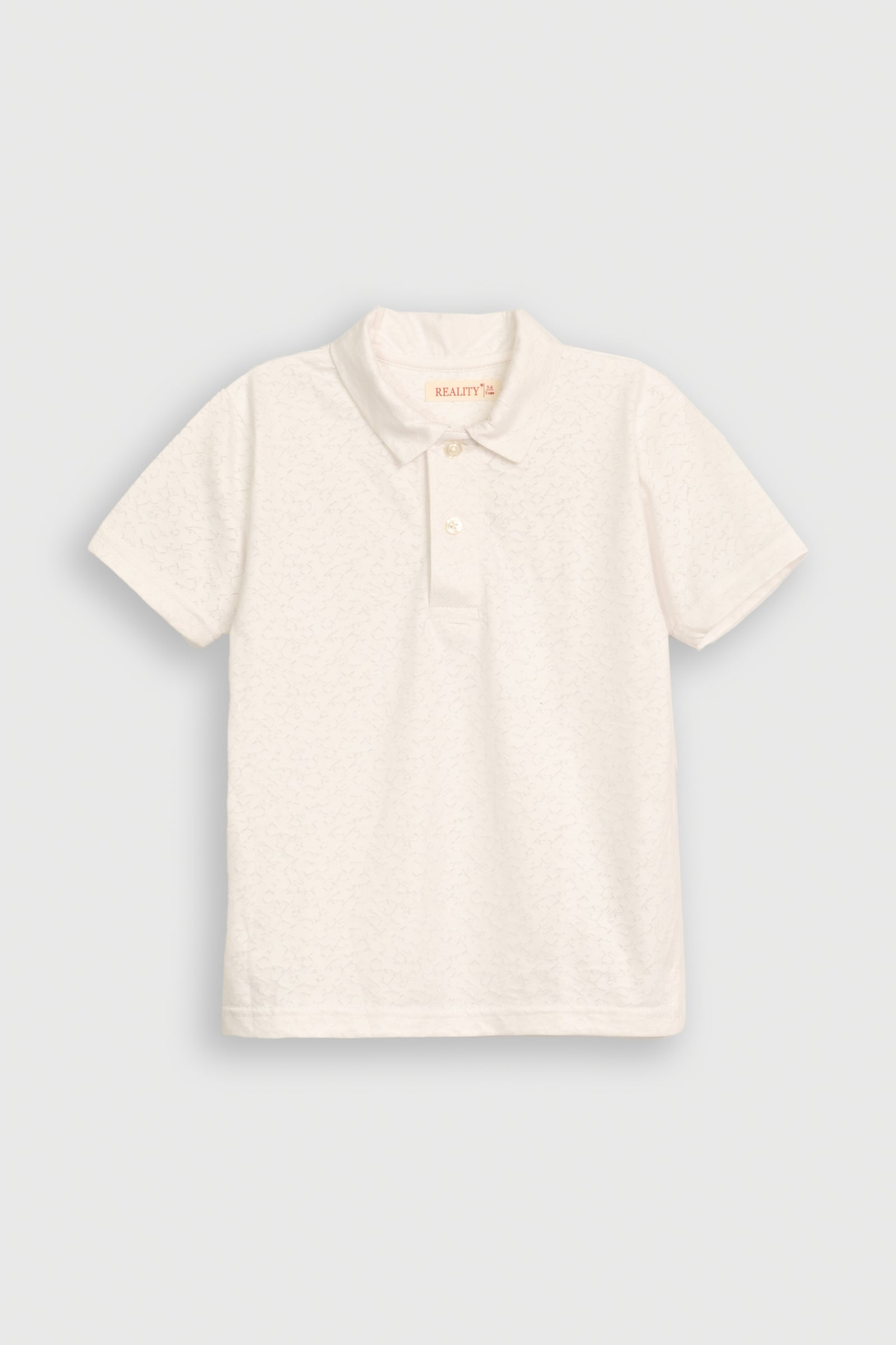 BOY PRINTED OFF WHITE POLO Reality