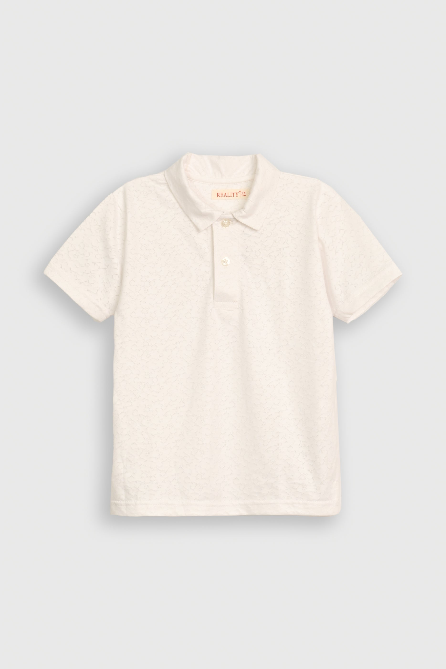 BOY PRINTED OFF WHITE POLO Reality