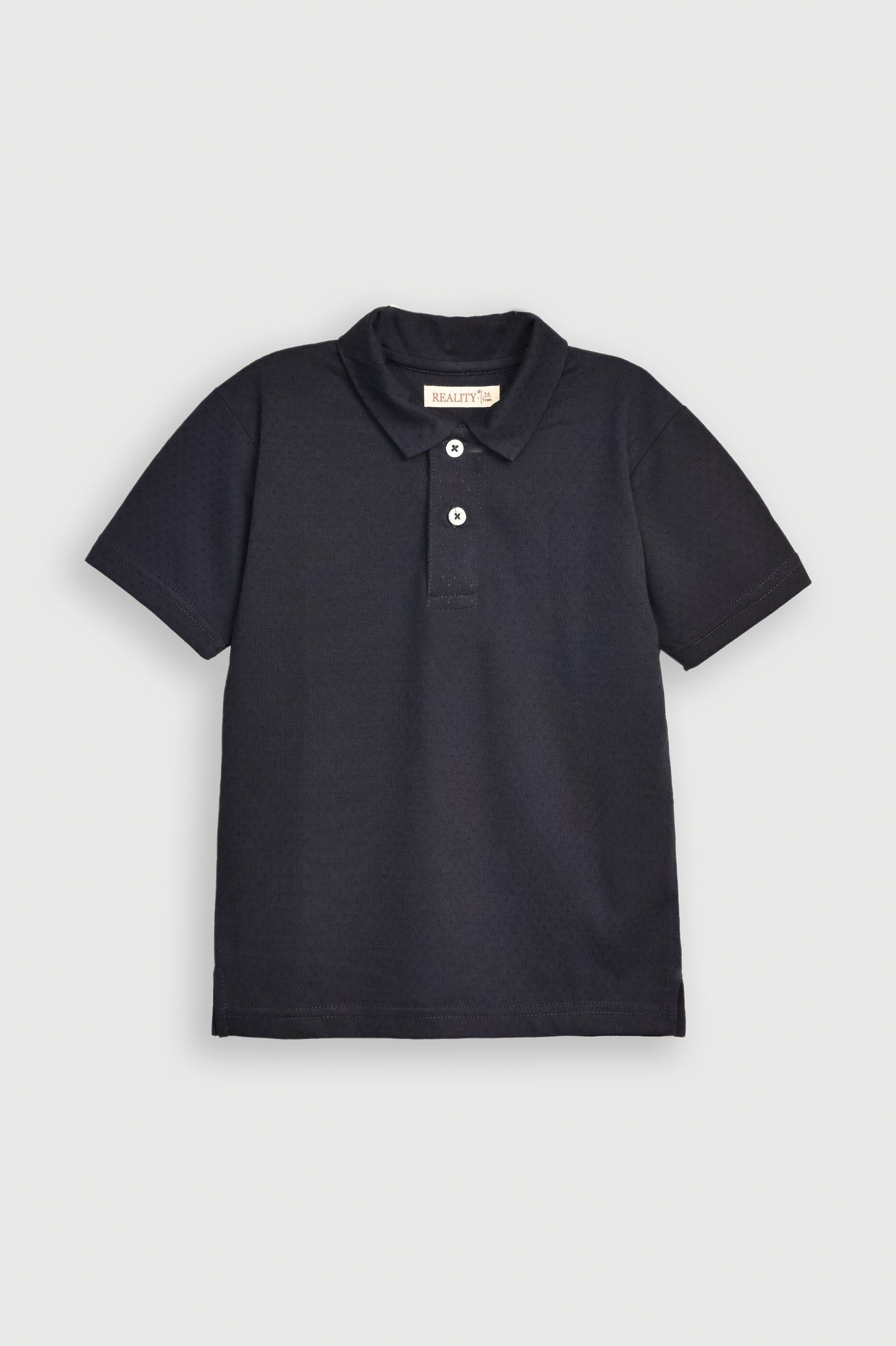BOY PRINTED NAVY POLO Reality