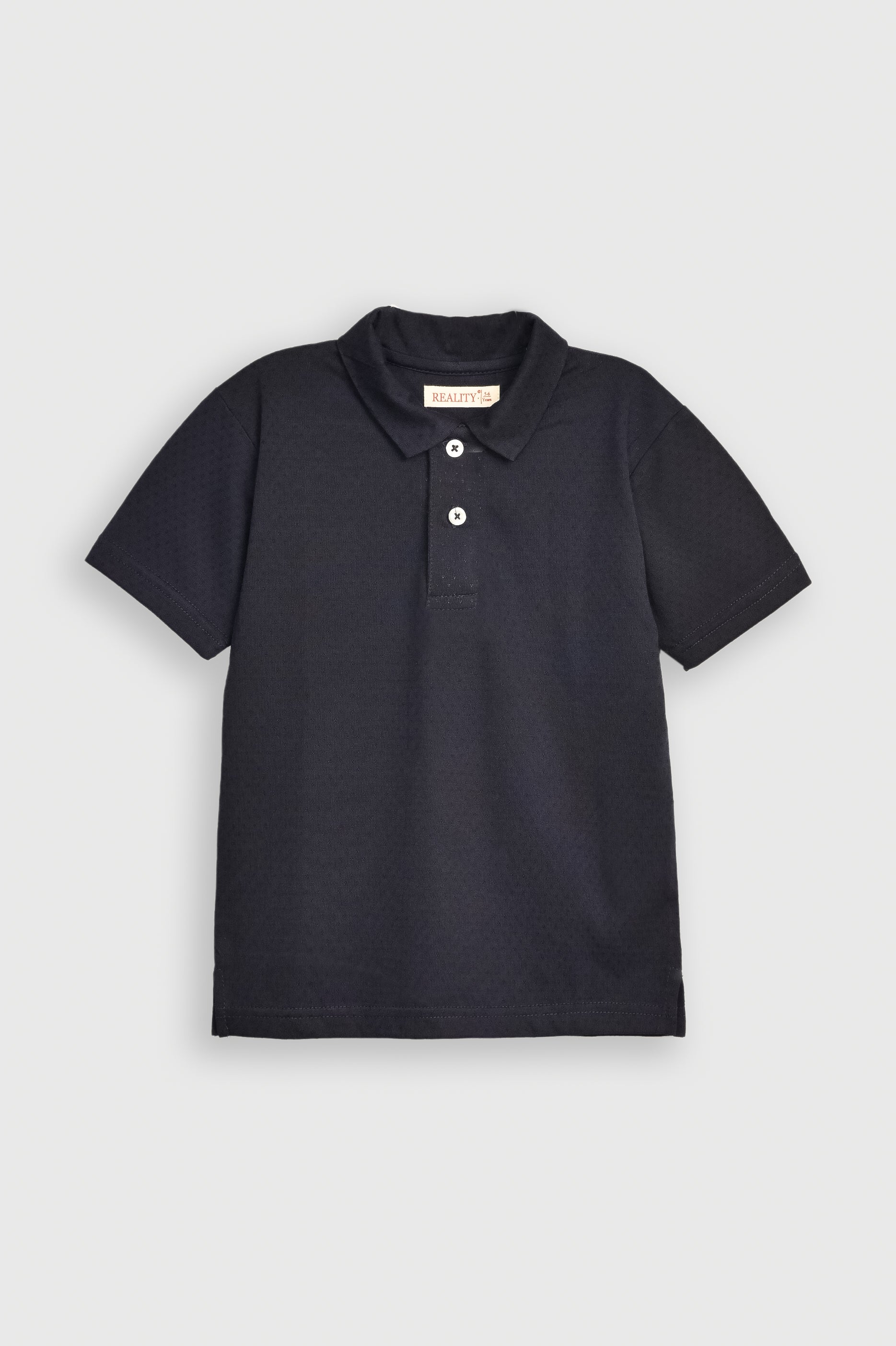 BOY PRINTED NAVY POLO Reality