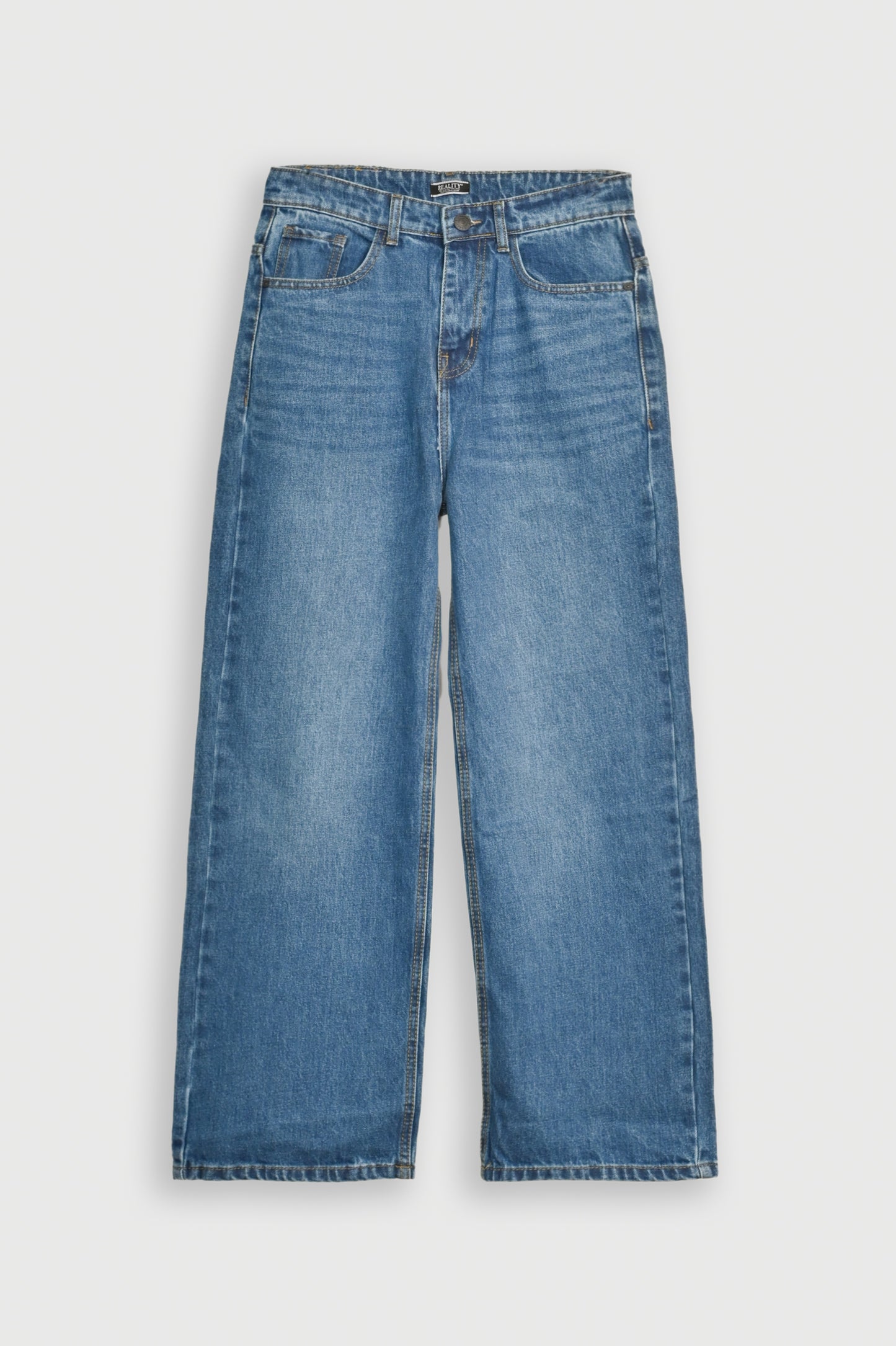 MEN Loose Fit Denim MIDBLUE Reality