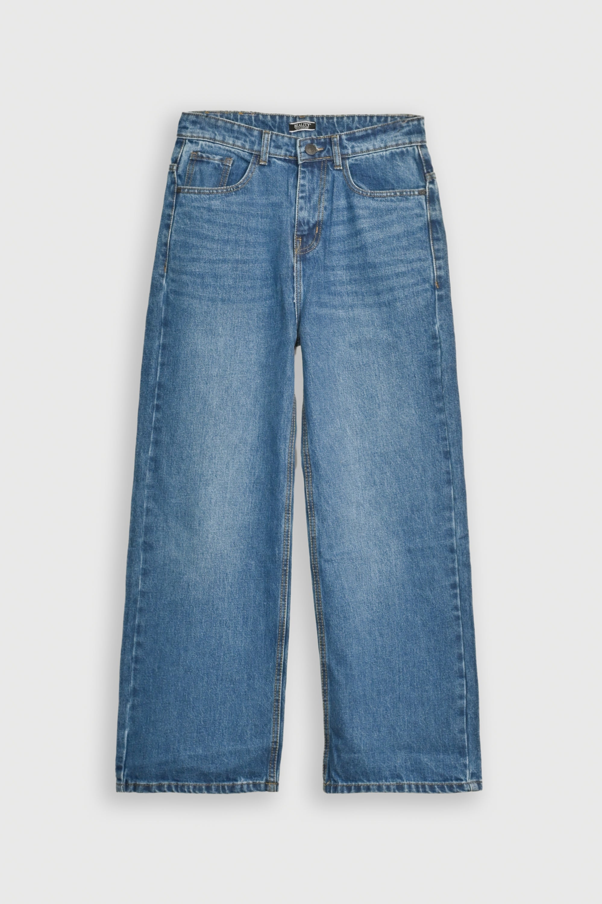 MEN Loose Fit Denim MIDBLUE Reality