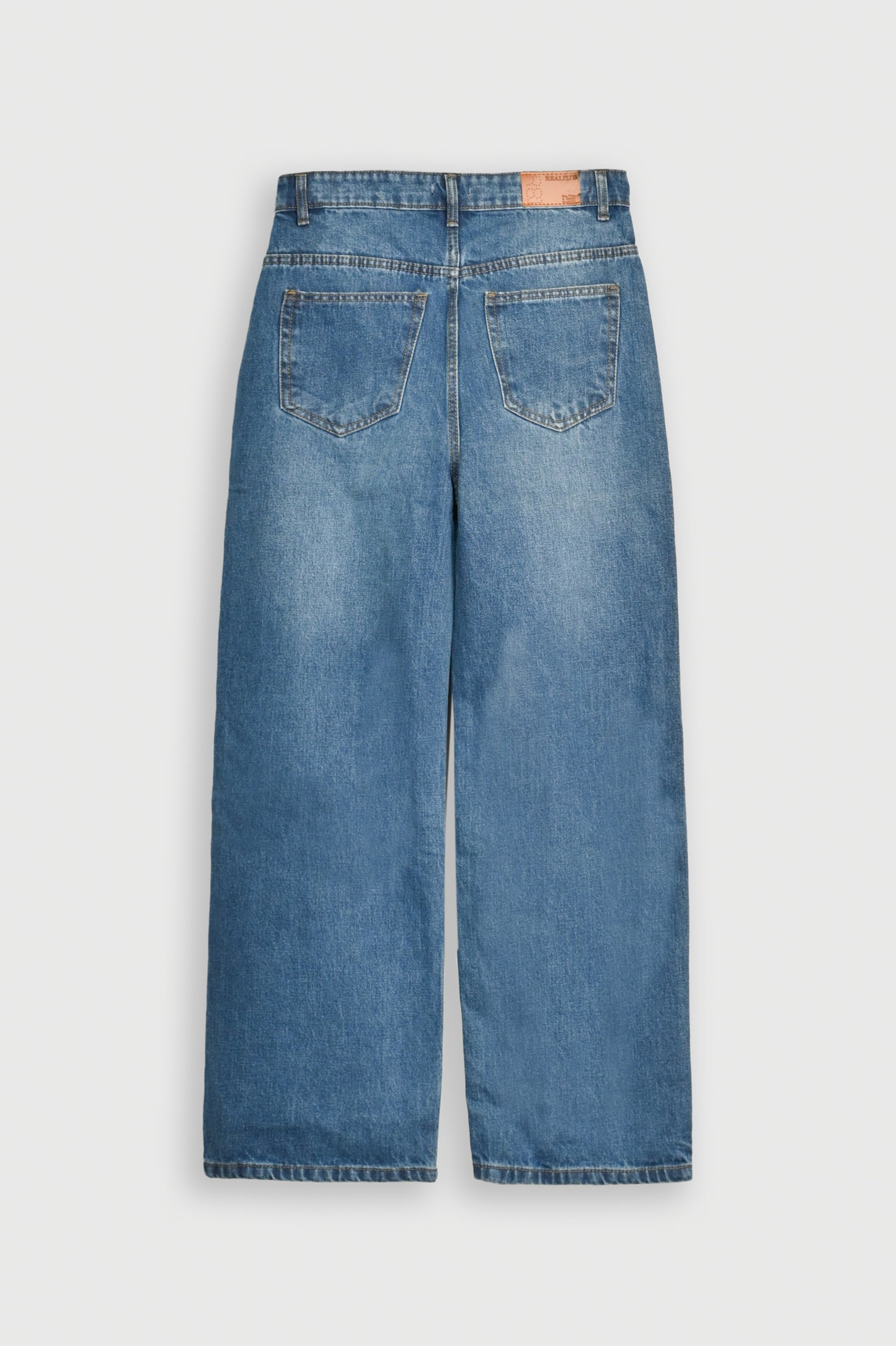 MEN Loose Fit Denim MIDBLUE Reality