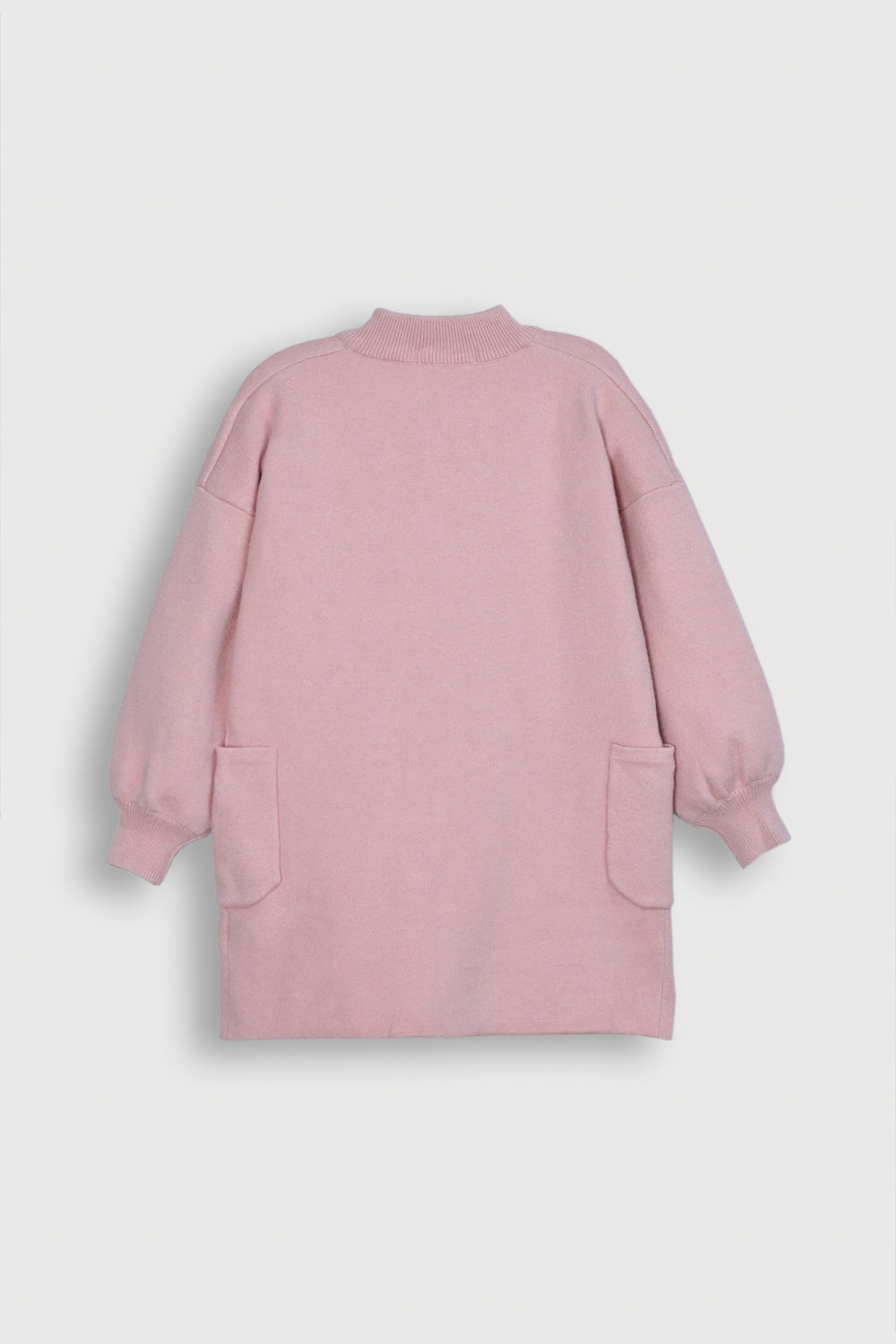 Pink Full-Zip Sweater for Girls Reality