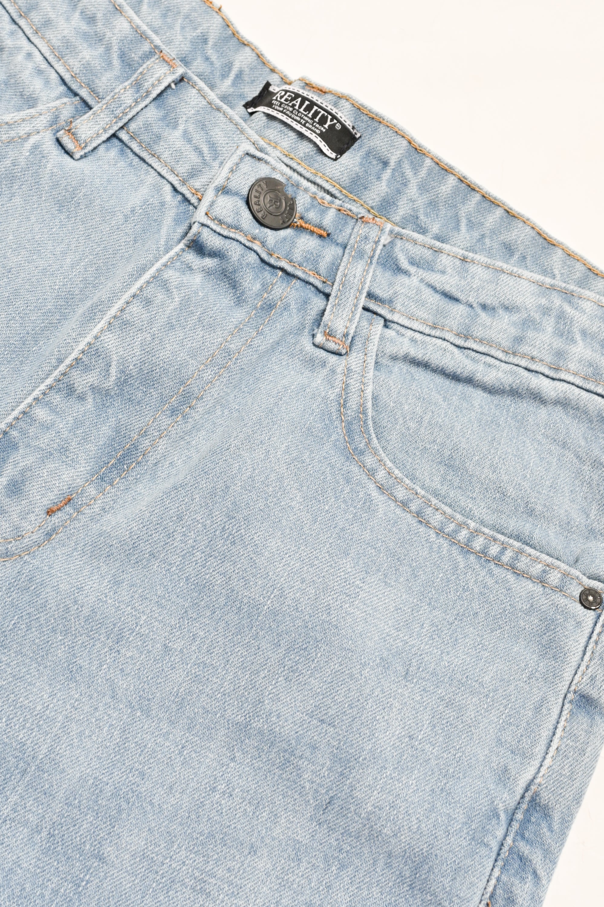 MEN Loose Fit Denim LIGHT BLUE Reality