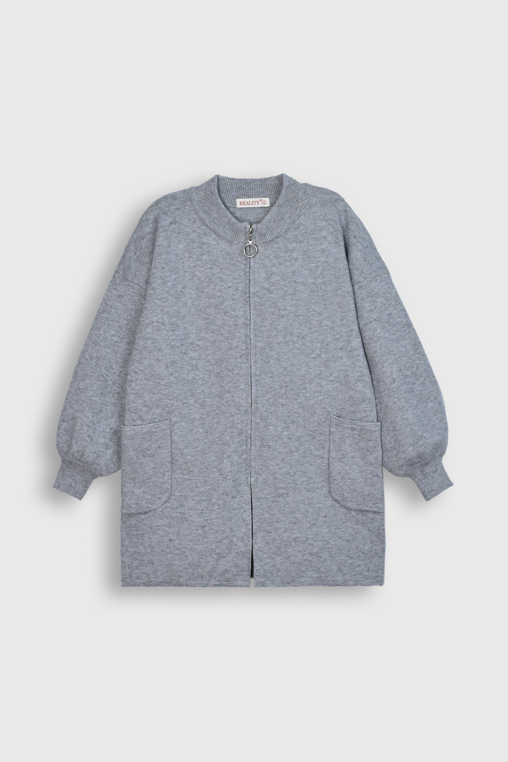 Children's Full-Zip Sweater with Pockets Reality