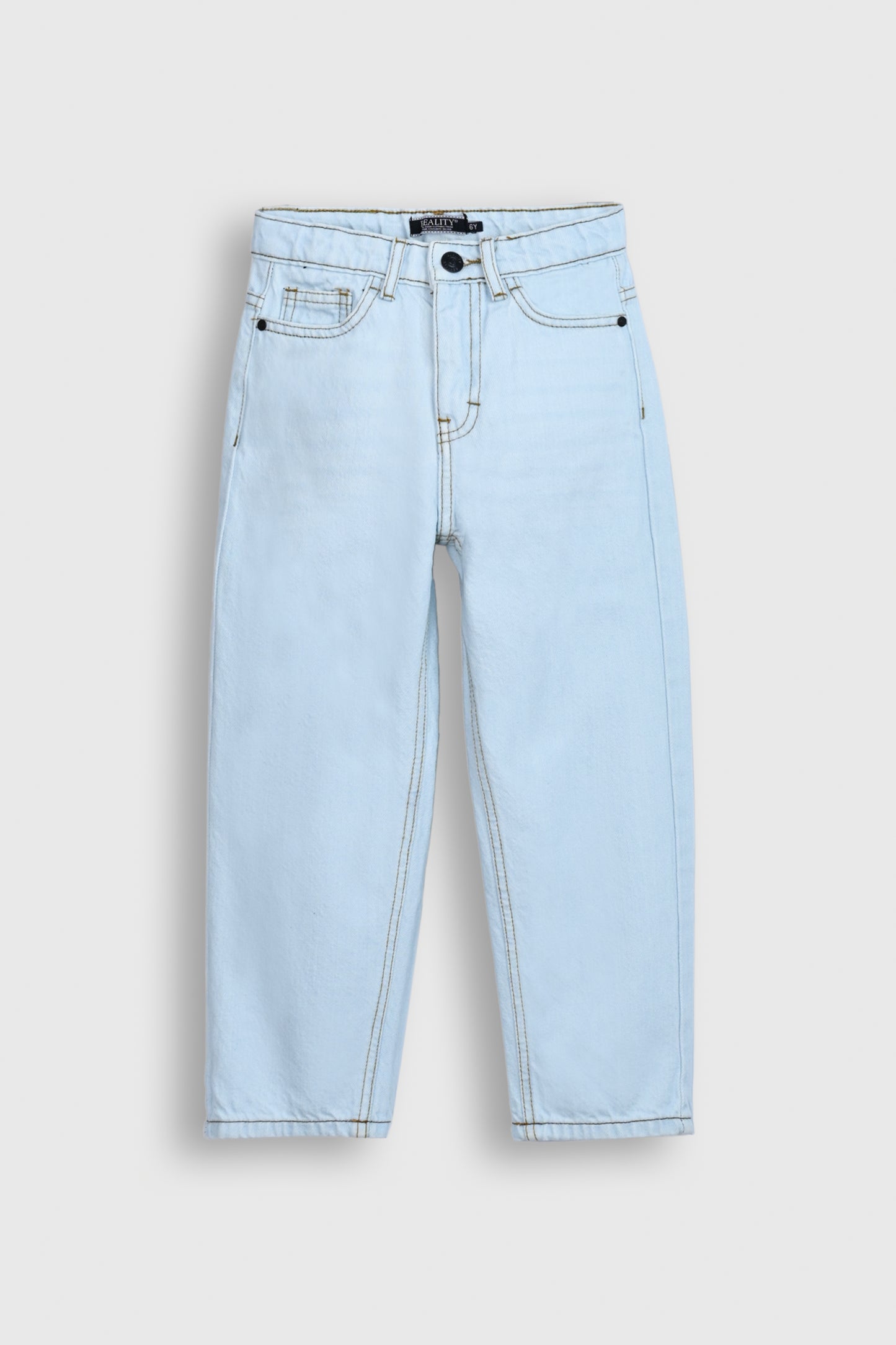 Light Blue High-Waist Denim Jeans Reality