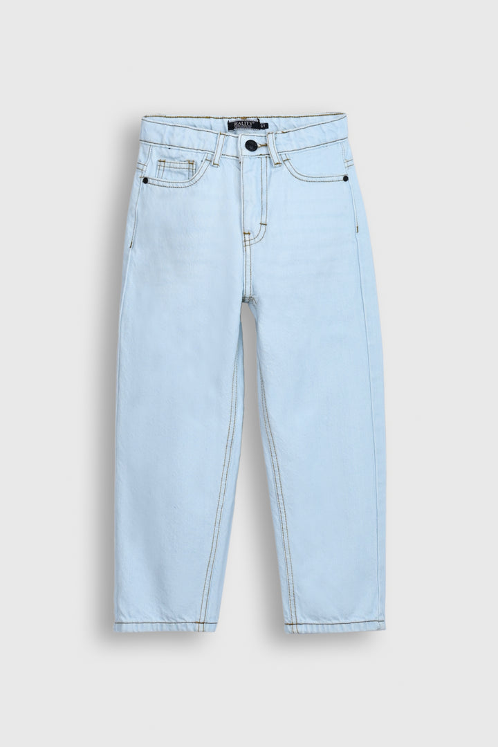 Light Blue High-Waist Denim Jeans Reality