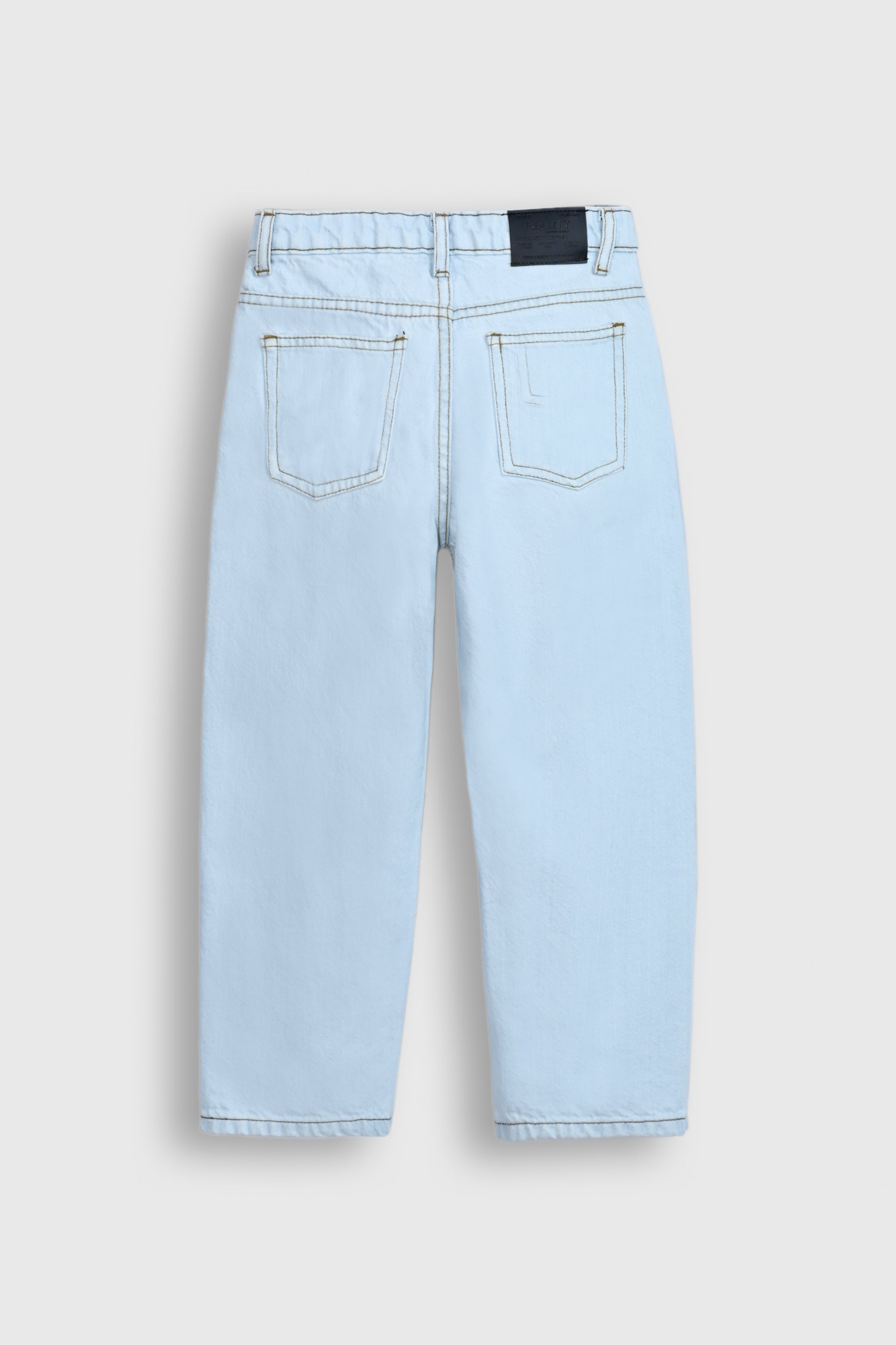 Light Blue High-Waist Denim Jeans Reality