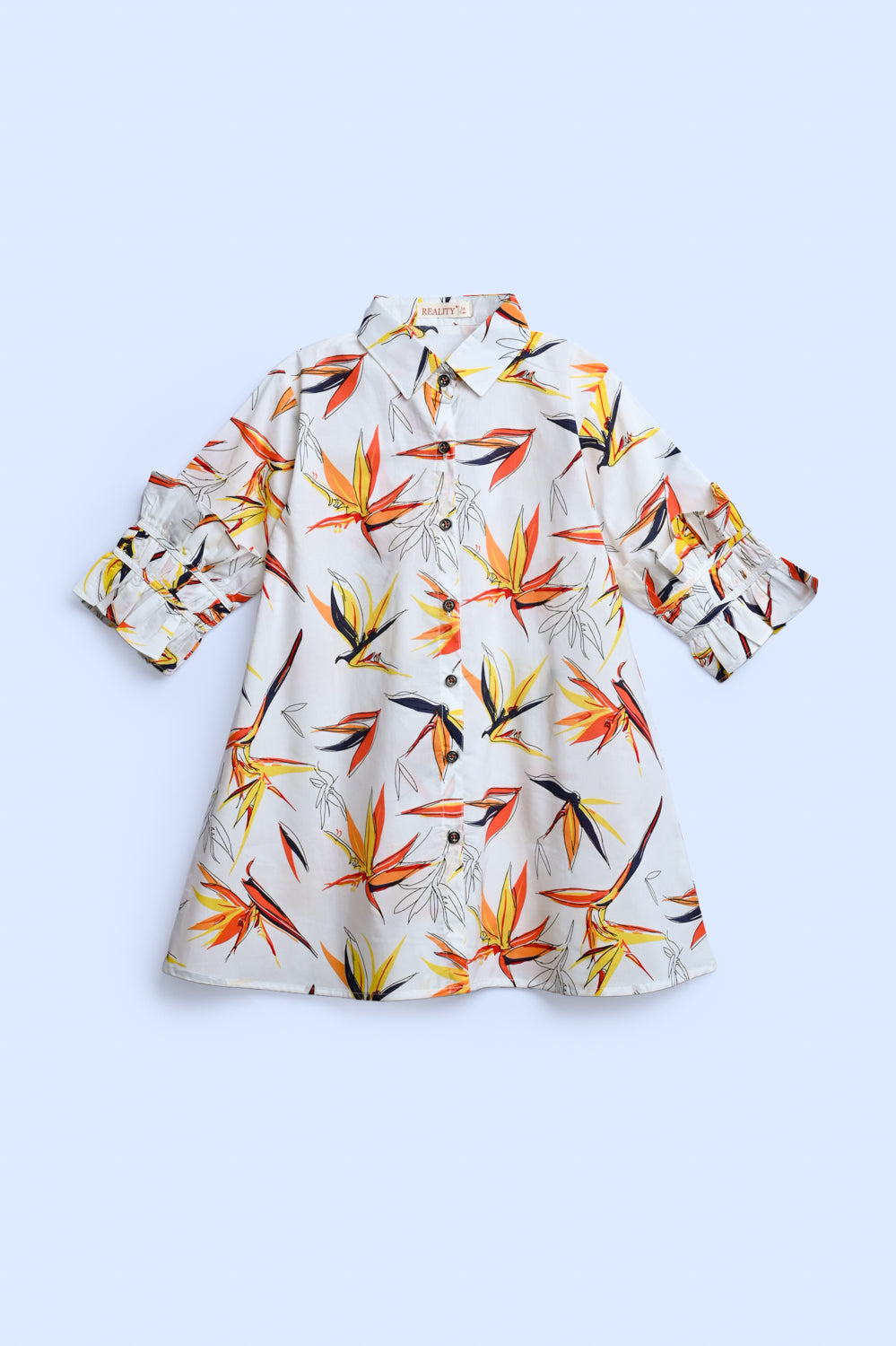 TROPICAL WHIMSY WHITE TOP Reality