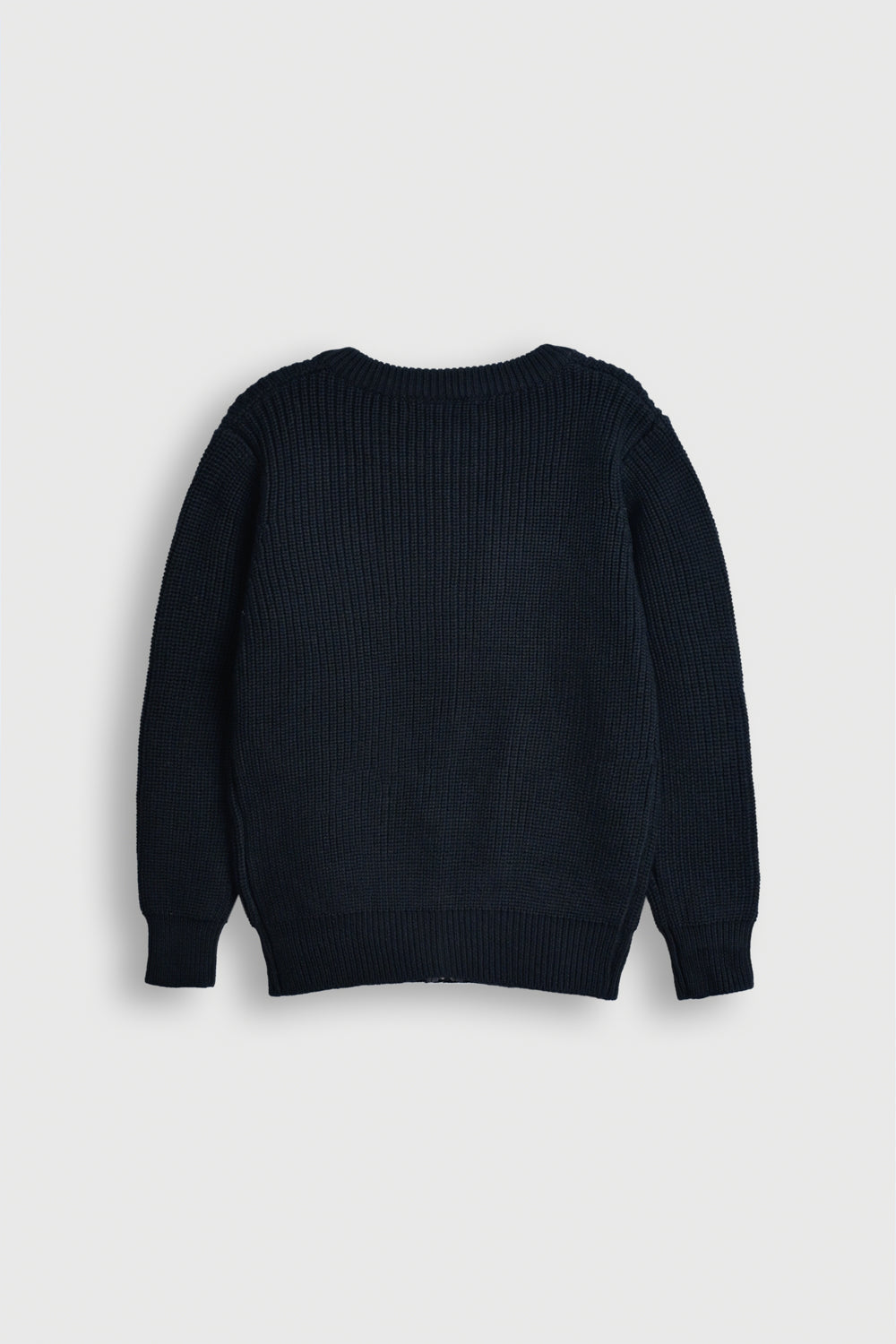 Navy Blue Cardigan with Mickey Mouse Patch Reality