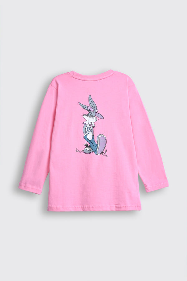 Reality Brand Bugs Bunny Pink Shirt Reality