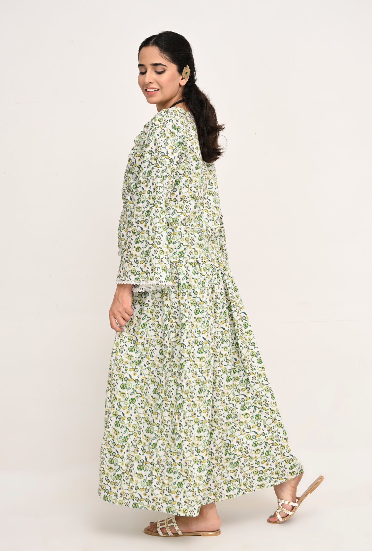 Spring Bloom: Flowy Floral Co-ord Set by Reality Reality