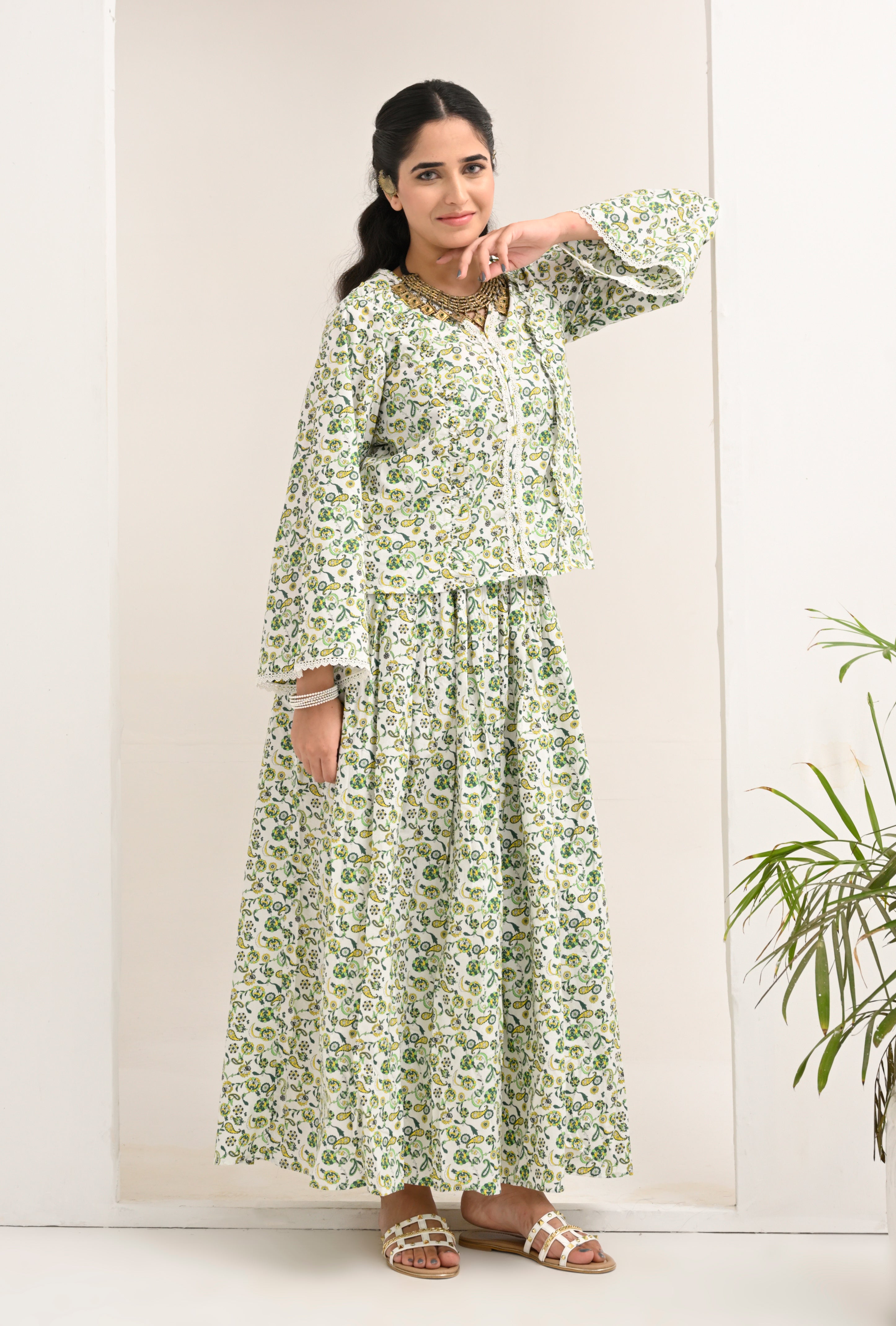 Spring Bloom: Flowy Floral Co-ord Set by Reality Reality