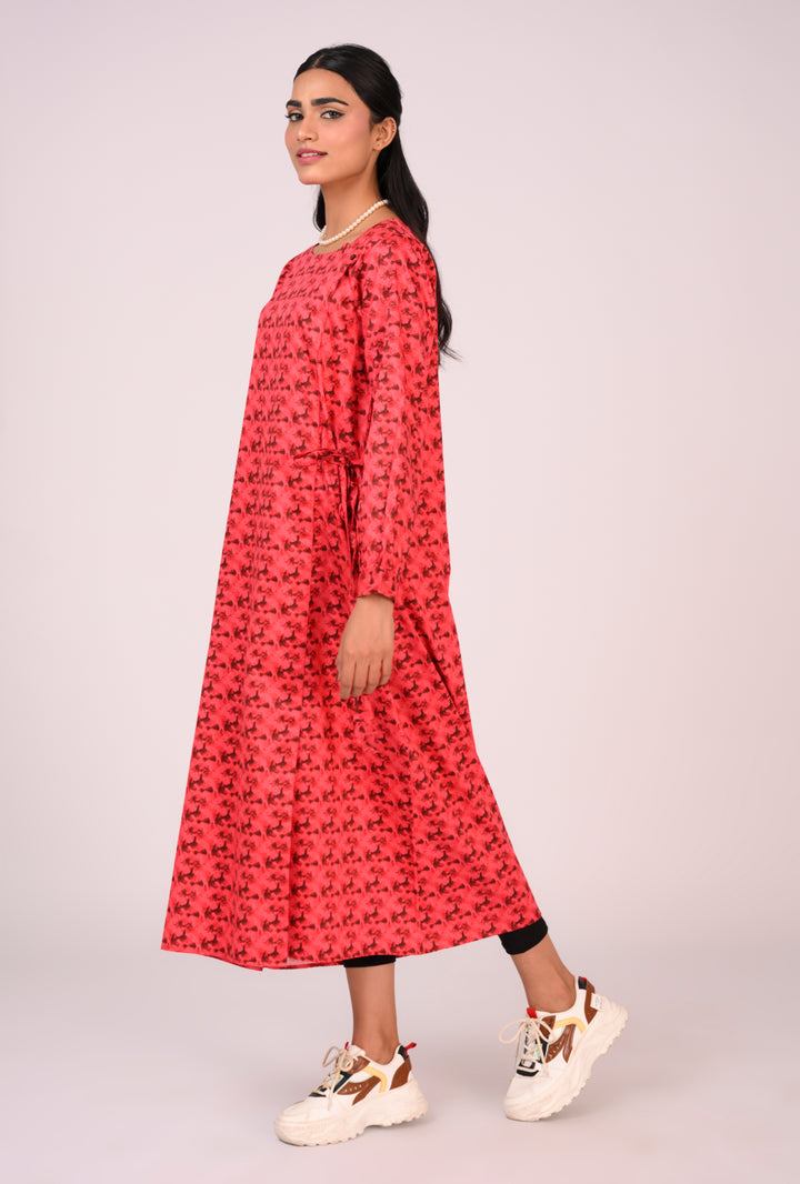 COTTON CHARM SHOCKING PINK FROCK REALITY