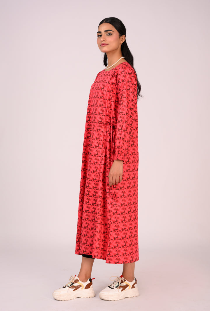 COTTON CHARM SHOCKING PINK FROCK REALITY