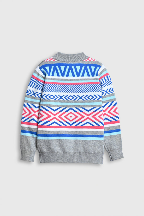 GeoPop Knit – Vivid Pattern Play Reality