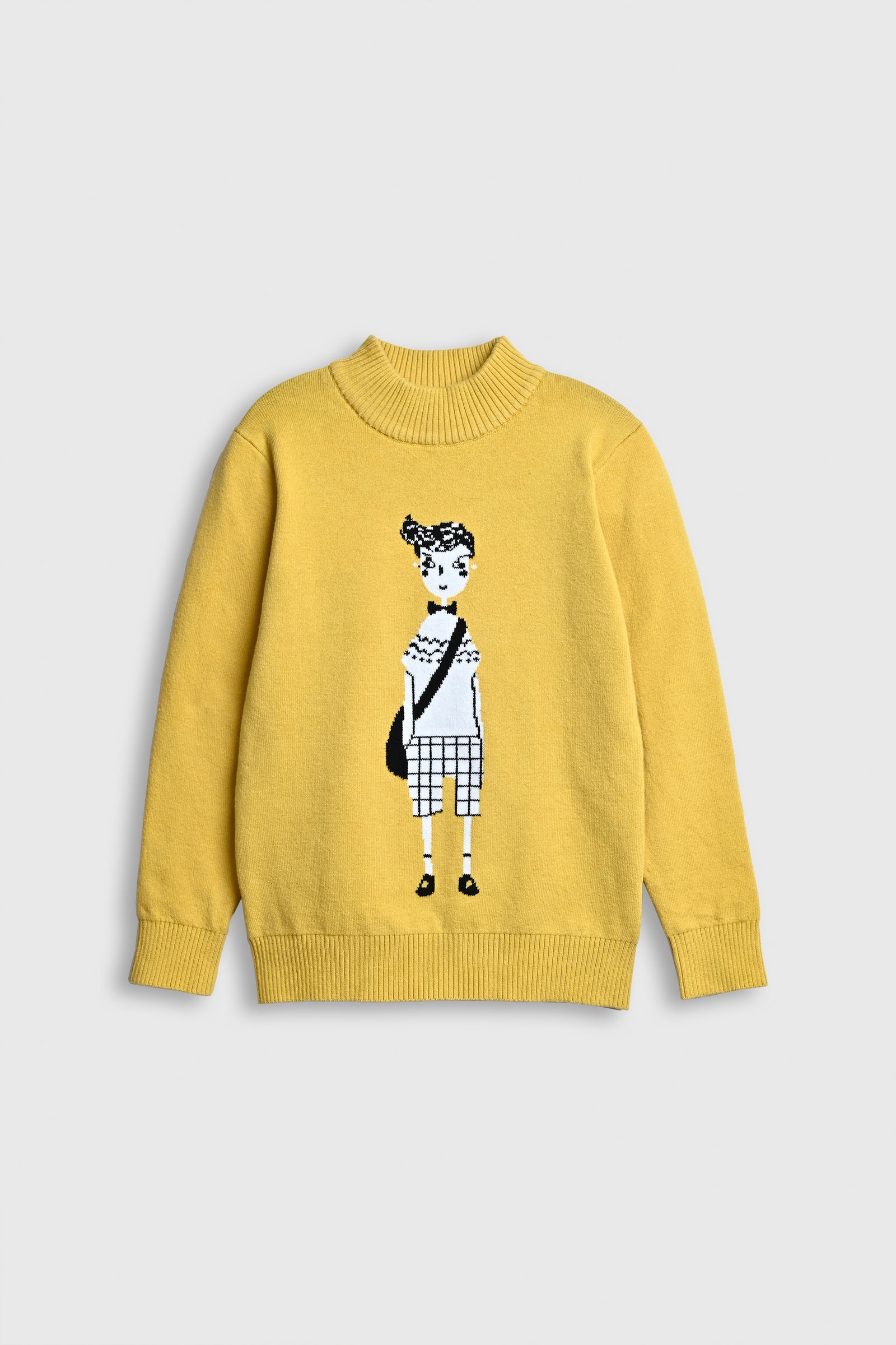 Sketch Boy Knit Sweater – Sunny Mustard Reality