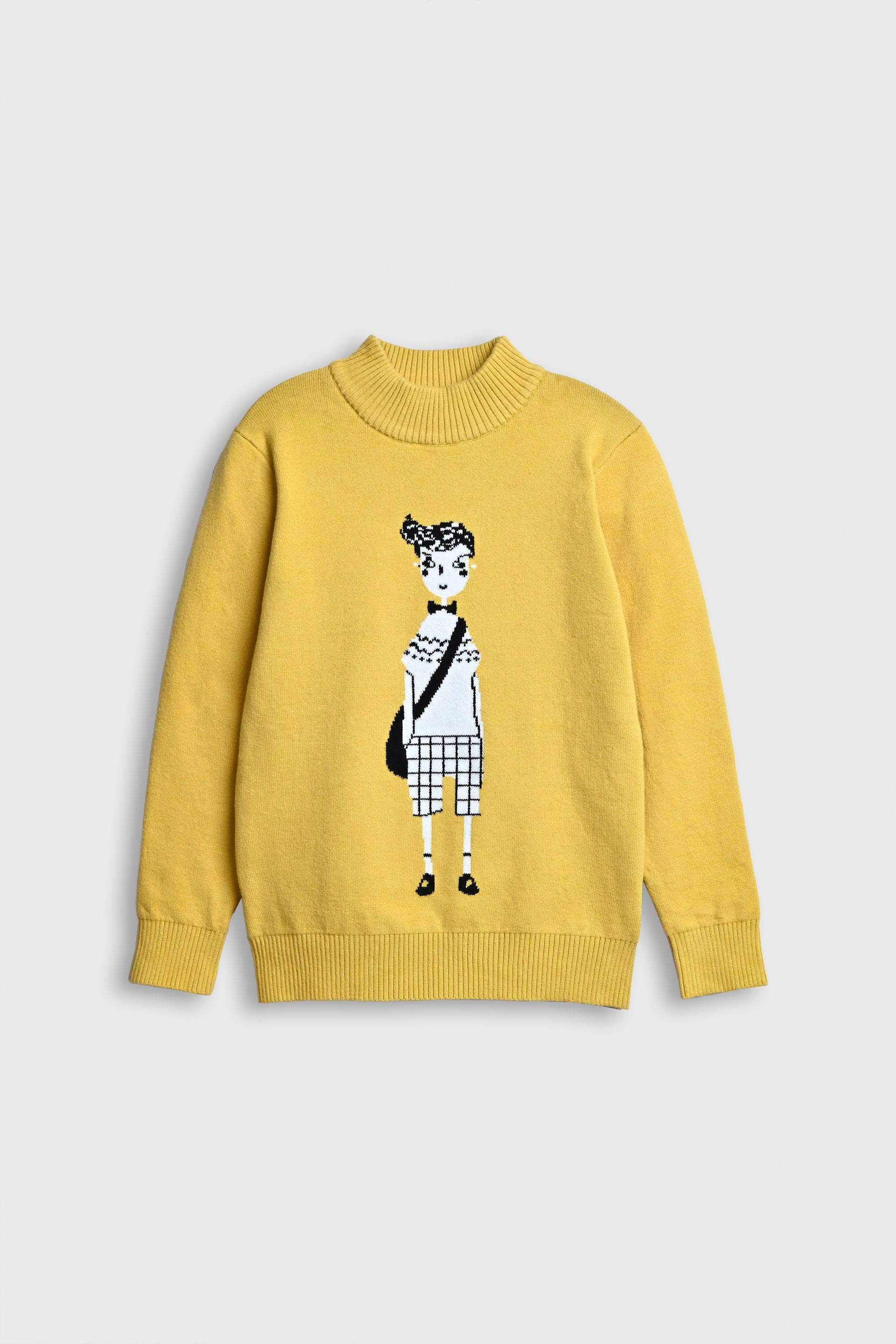 Sketch Boy Knit Sweater – Sunny Mustard Reality
