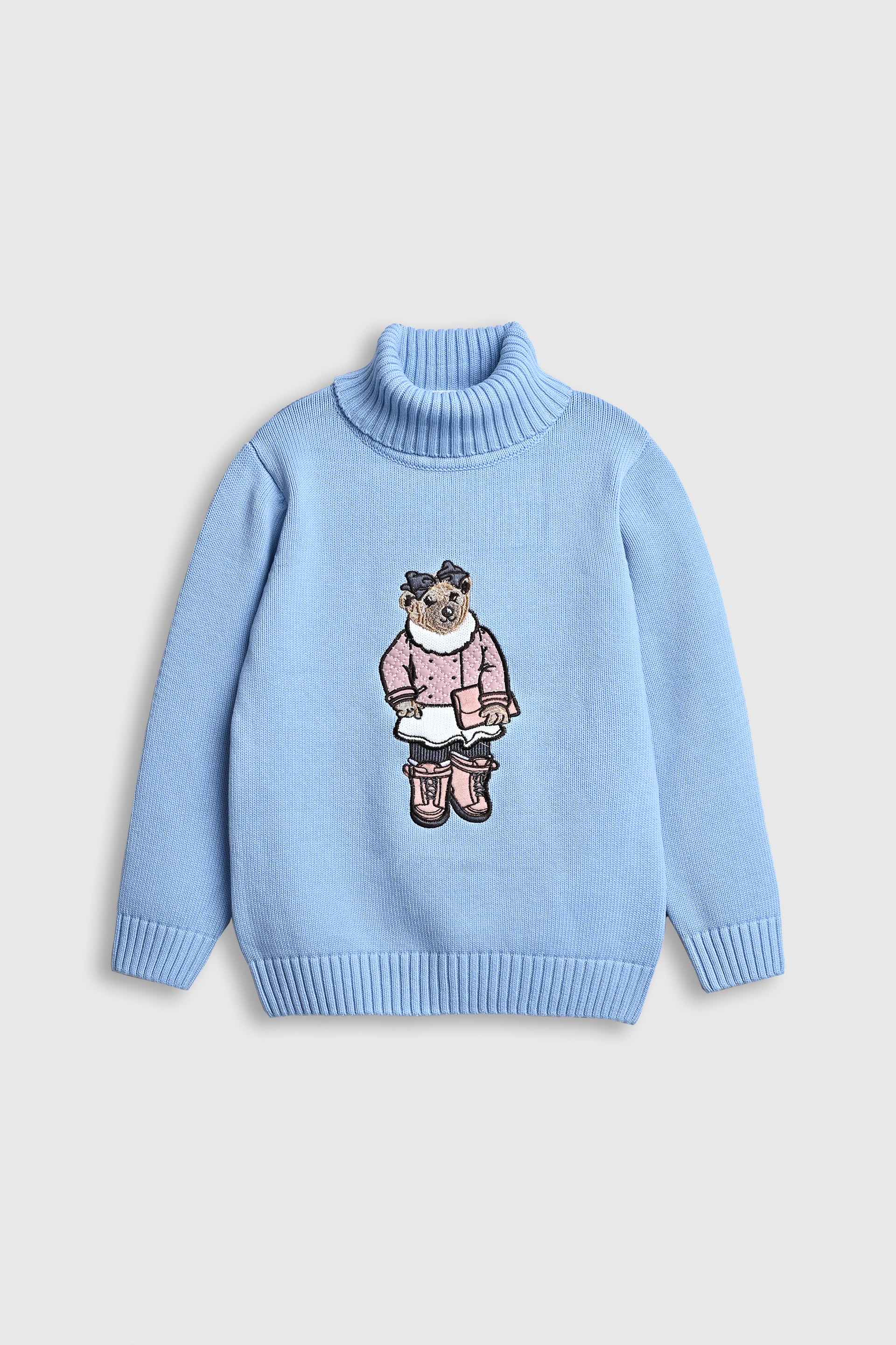 Winter Bear Turtleneck Sweater Reality