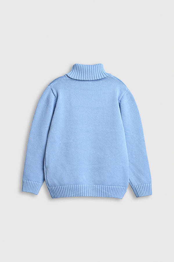 Winter Bear Turtleneck Sweater Reality