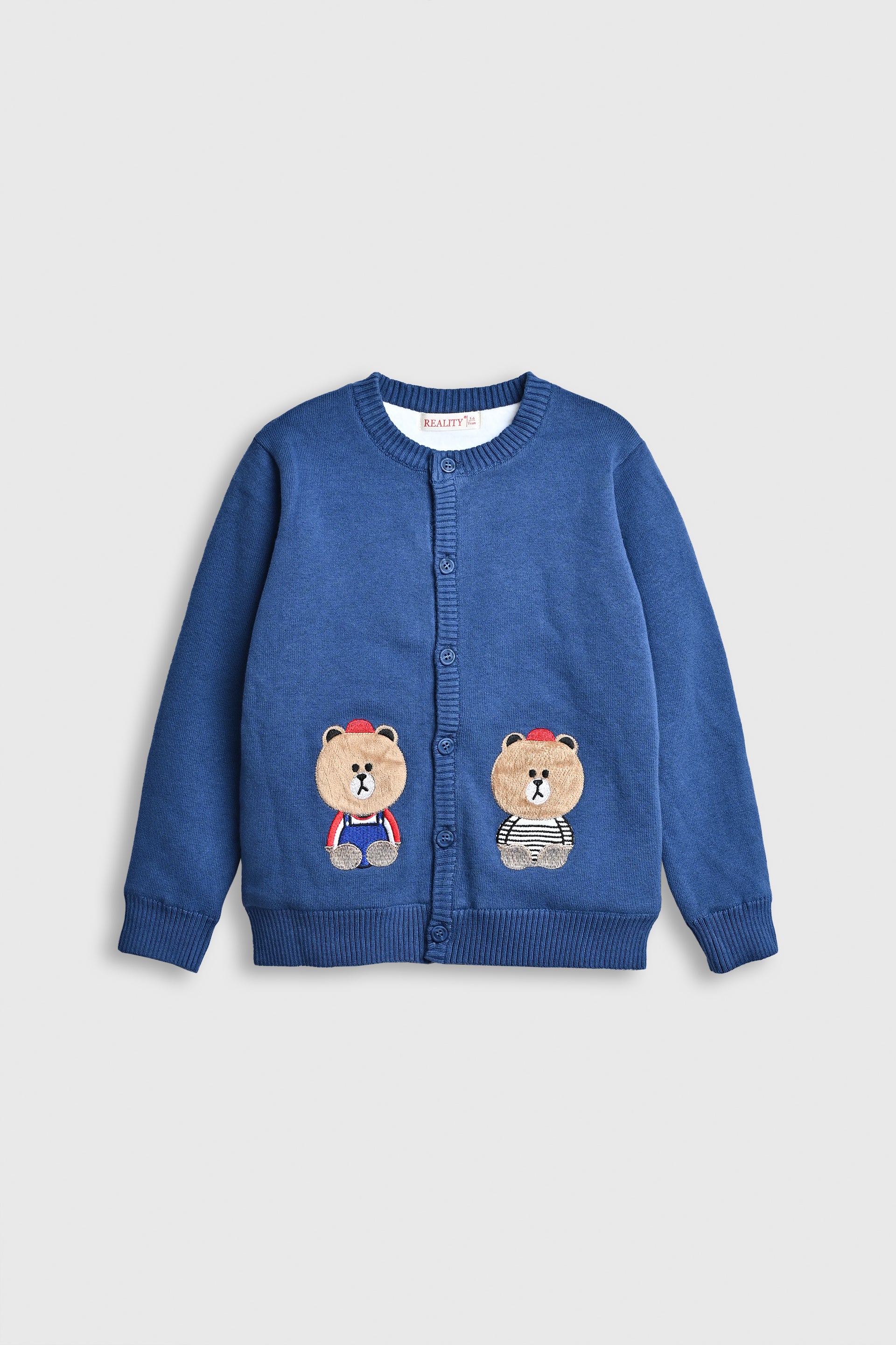 Bear Buddies – Button-Up Knit Cardigan Reality