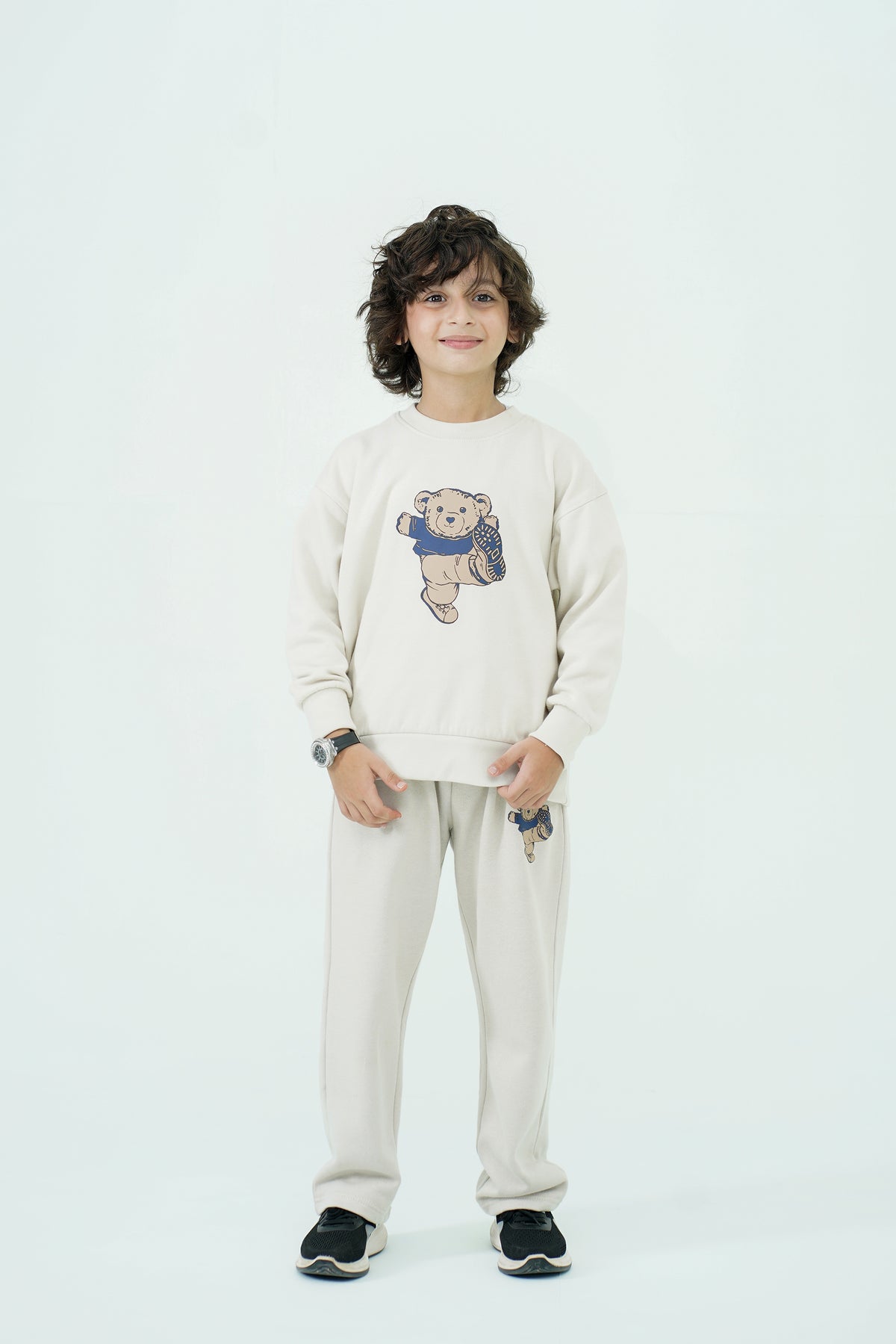 BOYS HYPEBEAST BEIGE SWEATSHIRT Reality