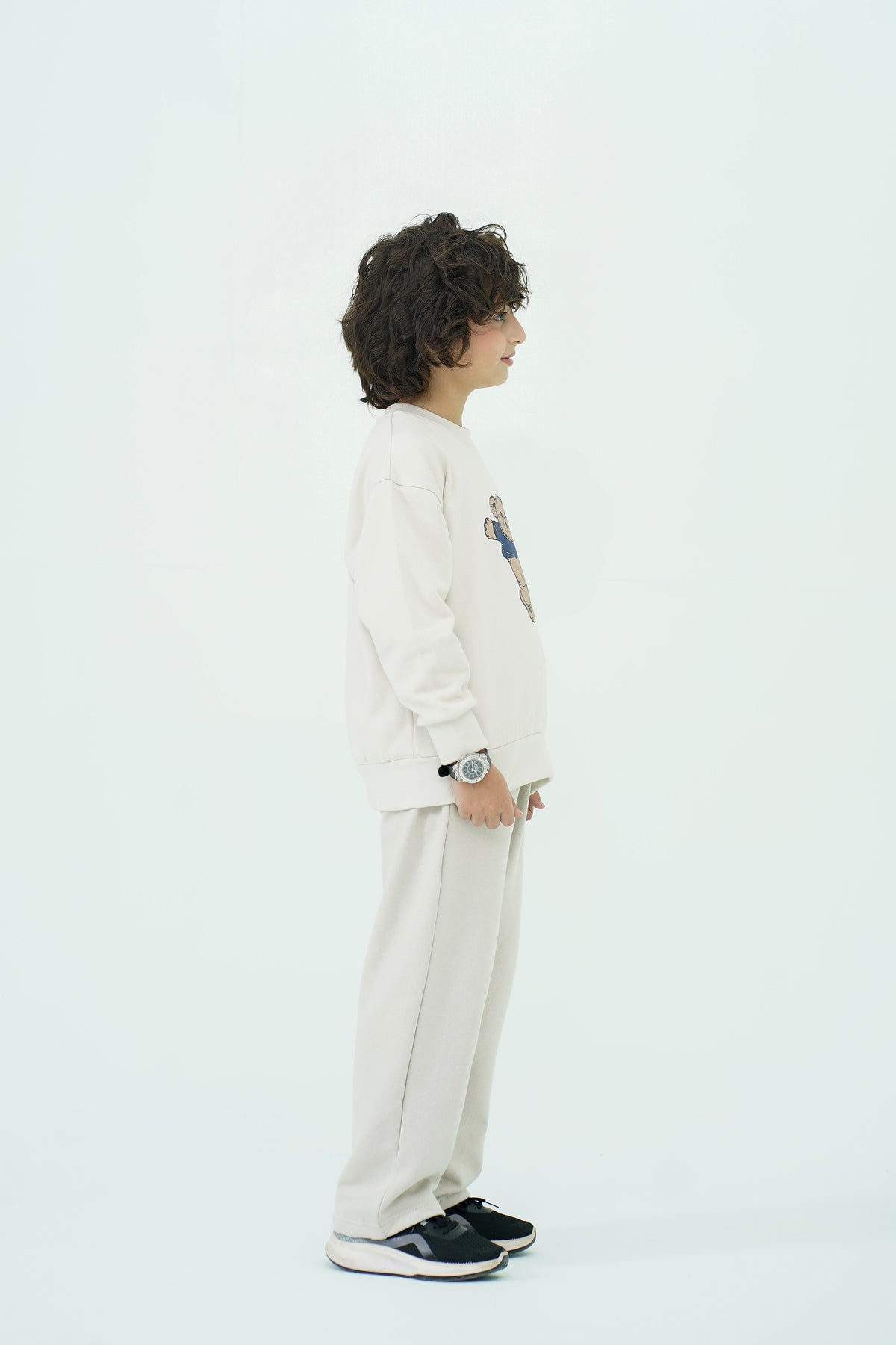 BOYS HYPEBEAST BEIGE SWEATSHIRT Reality