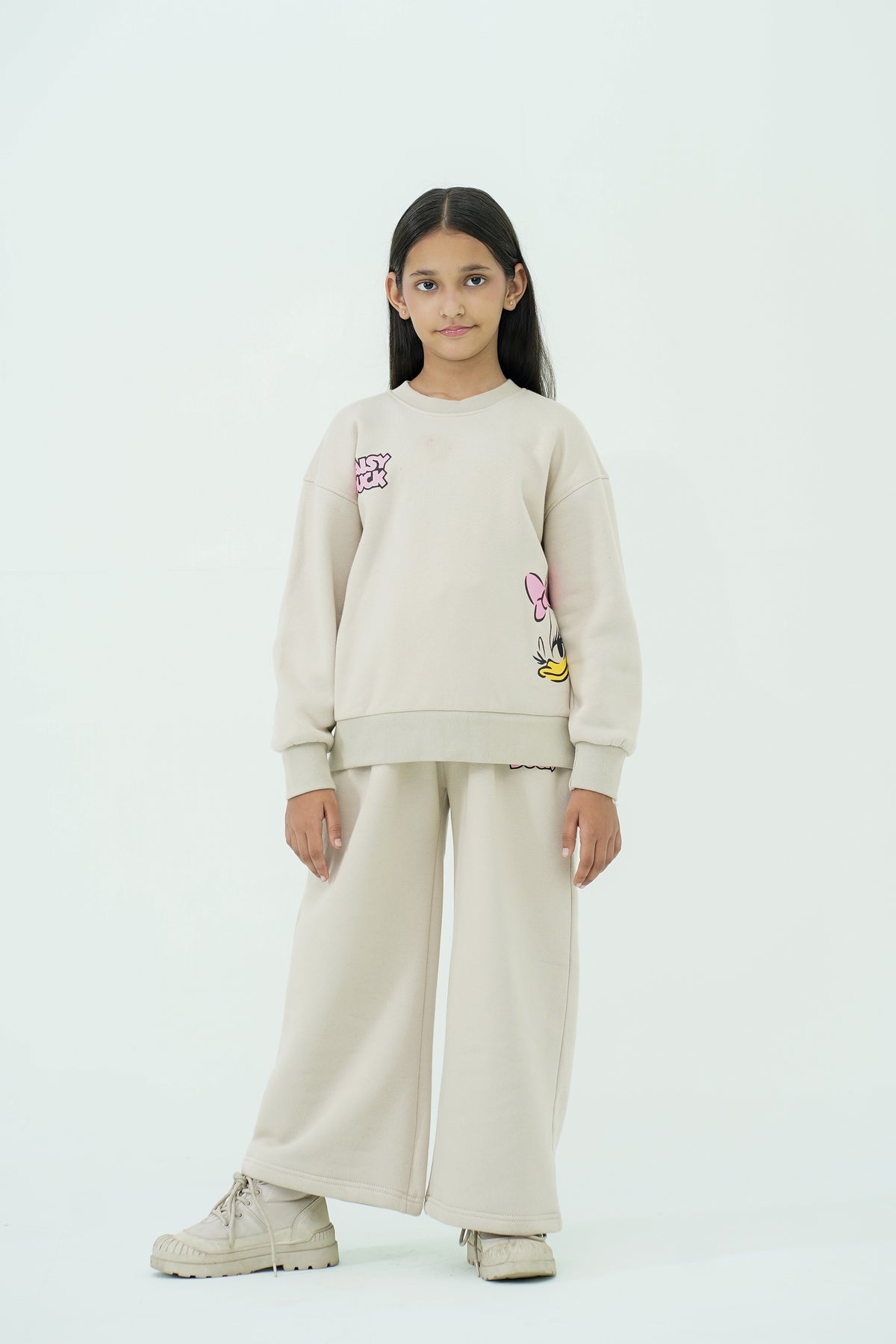 DAISY DUCK beige SWEATSHIRT REALITY