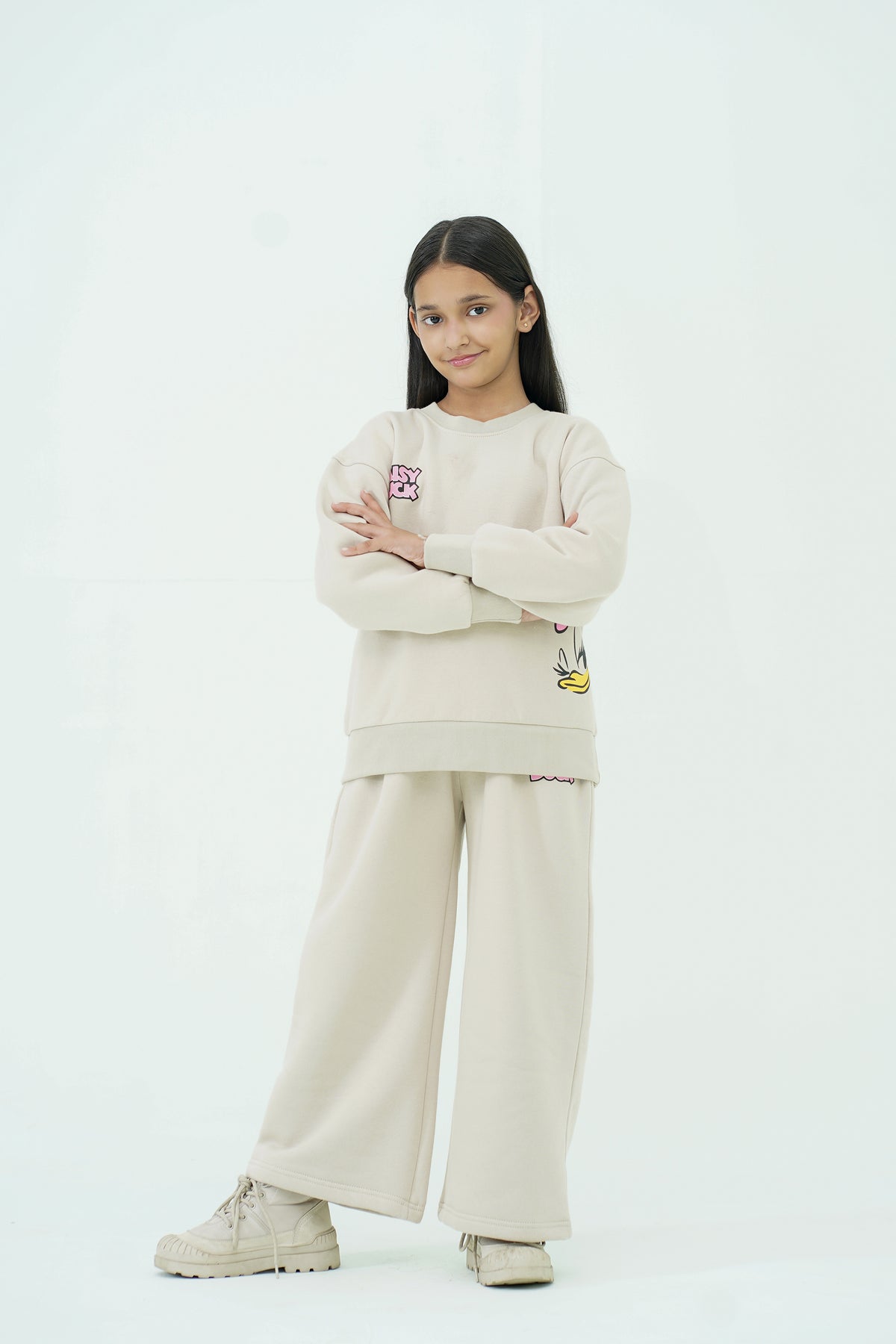 DAISY DUCK beige SWEATSHIRT REALITY