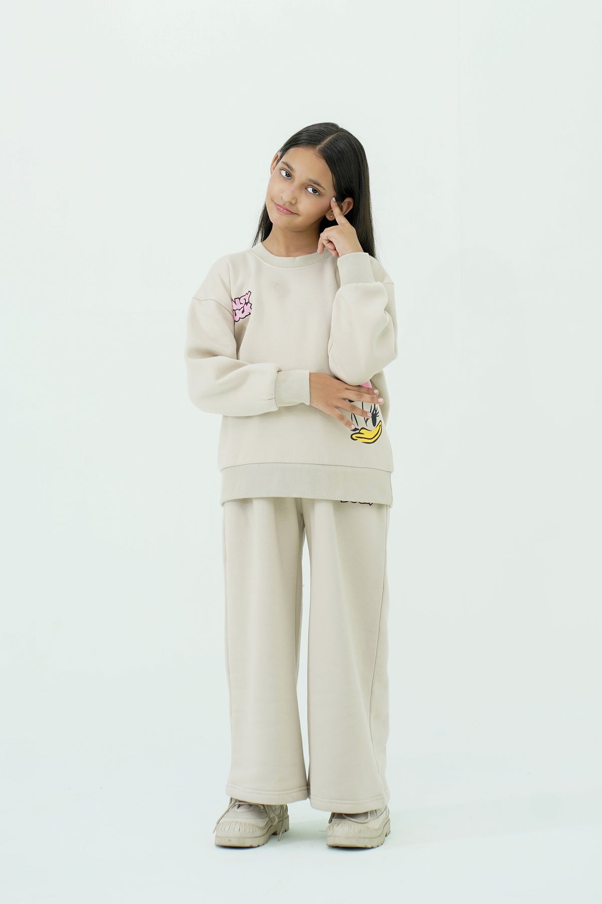 DAISY DUCK beige SWEATSHIRT REALITY