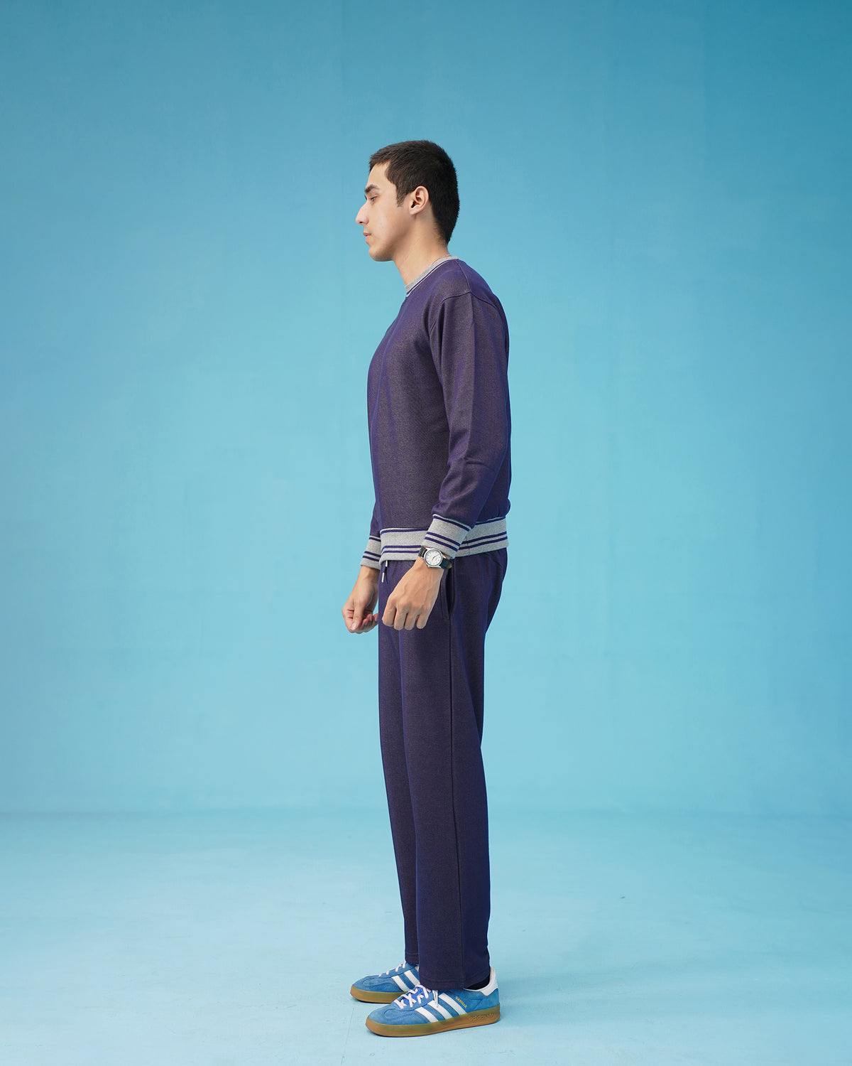DENIM CREW navy SWEATSHIRT REALITY